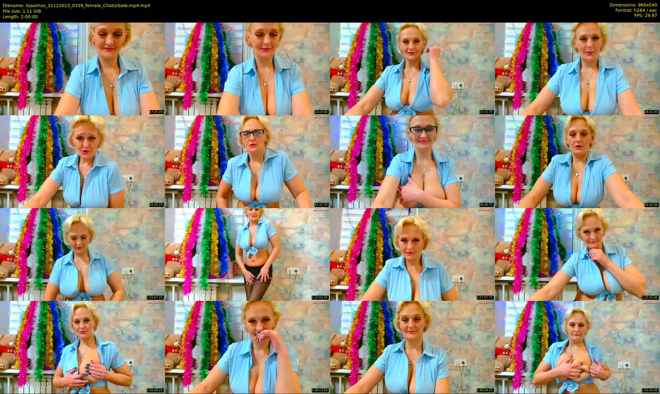 lisasimsx — 120 minute Chaturbate female cam show recording, 480p, Dec 31, 2023