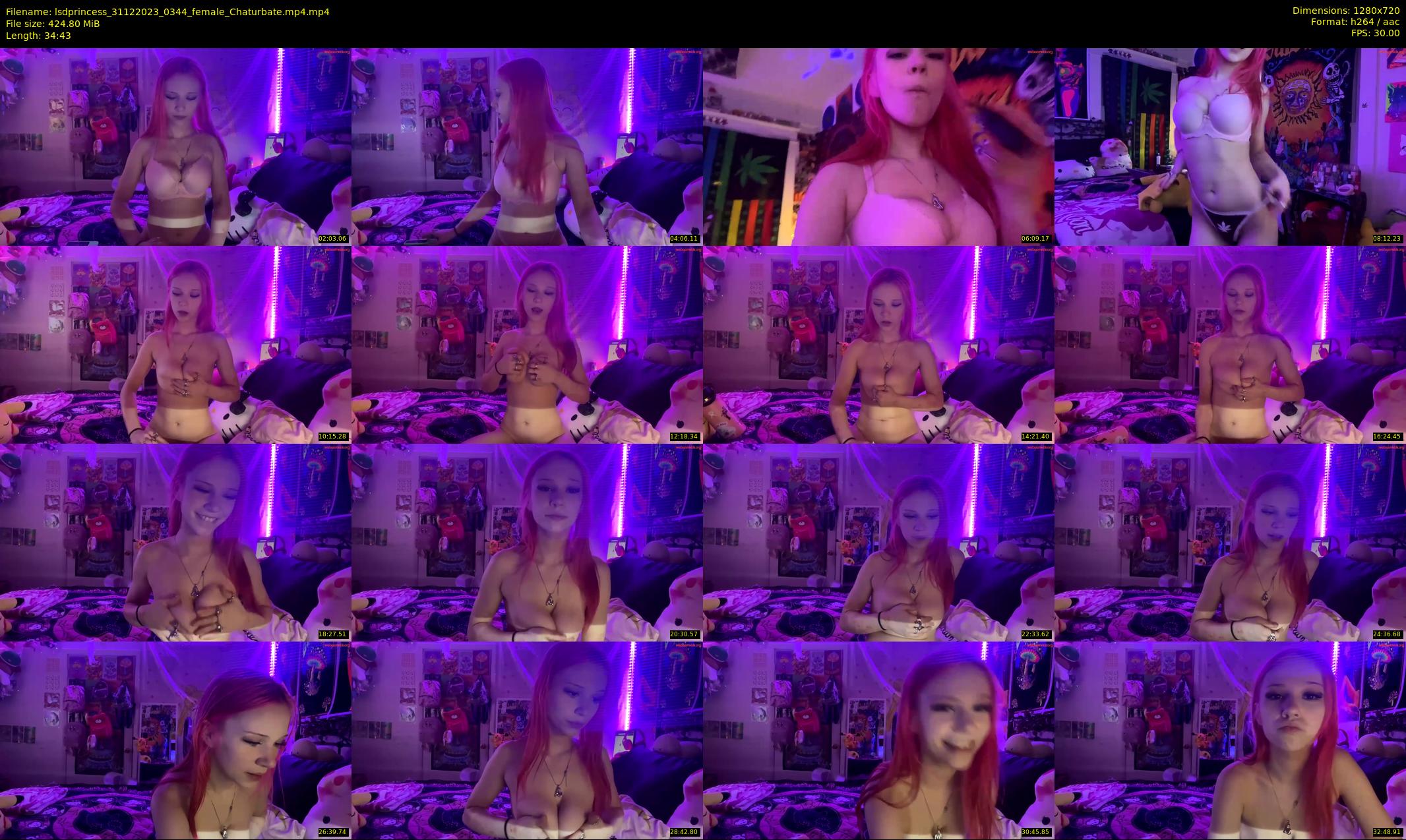 lsdprincess — 35 minute Chaturbate female cam show recording, 720p, Dec 31, 2023