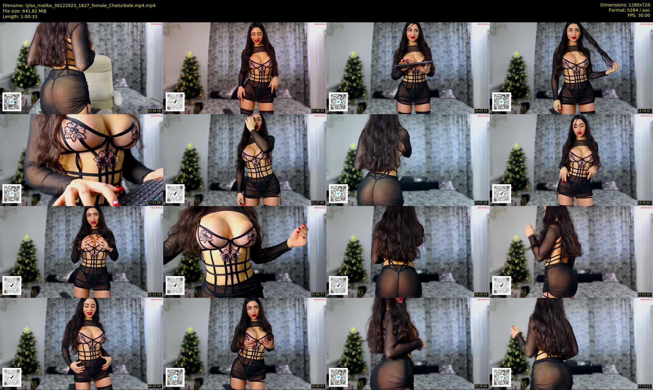 lylas_malika — 61 minute Chaturbate female cam show recording, 720p, Dec 30, 2023