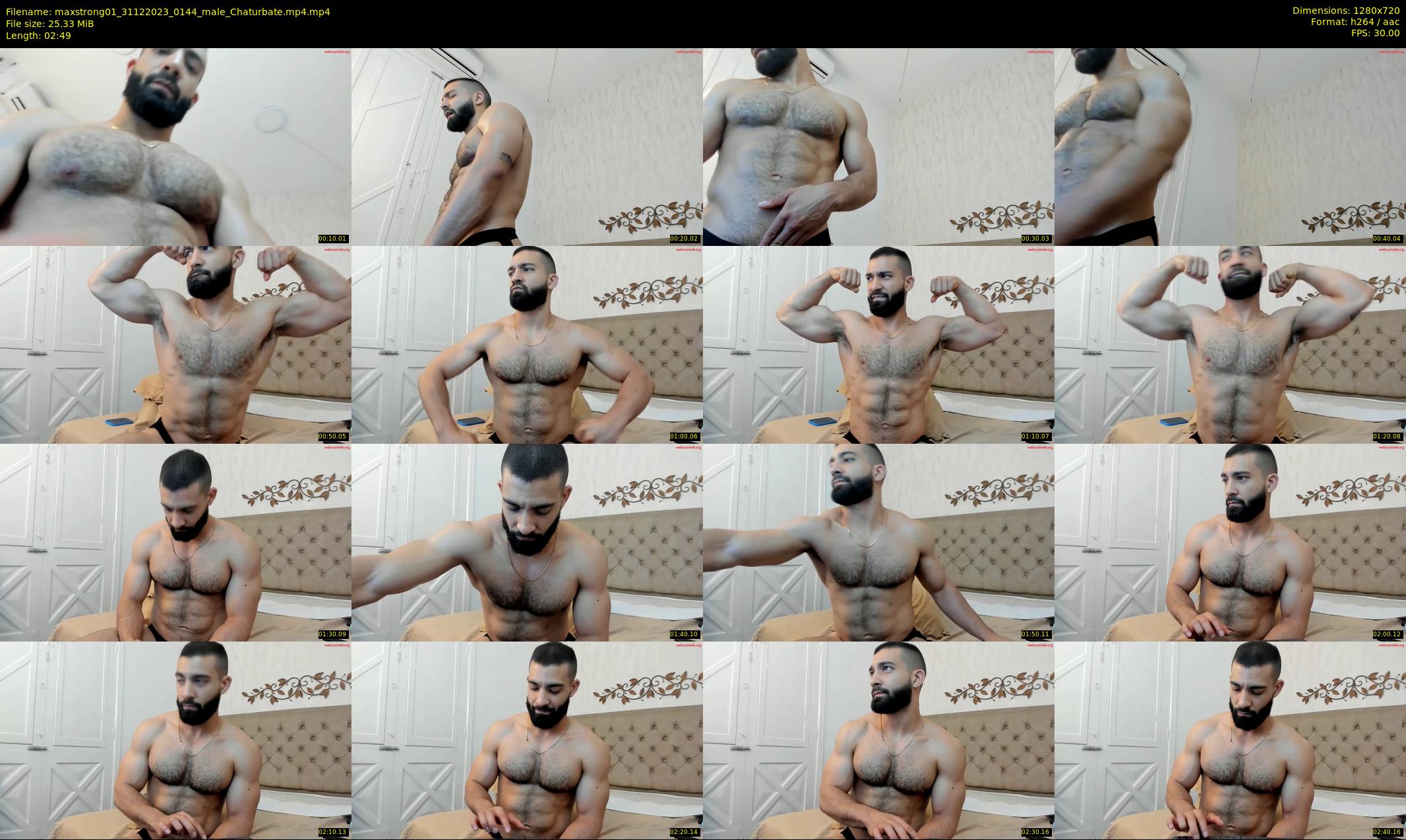 maxstrong01 — 3 minute Chaturbate male cam show recording, 720p, Dec 31, 2023
