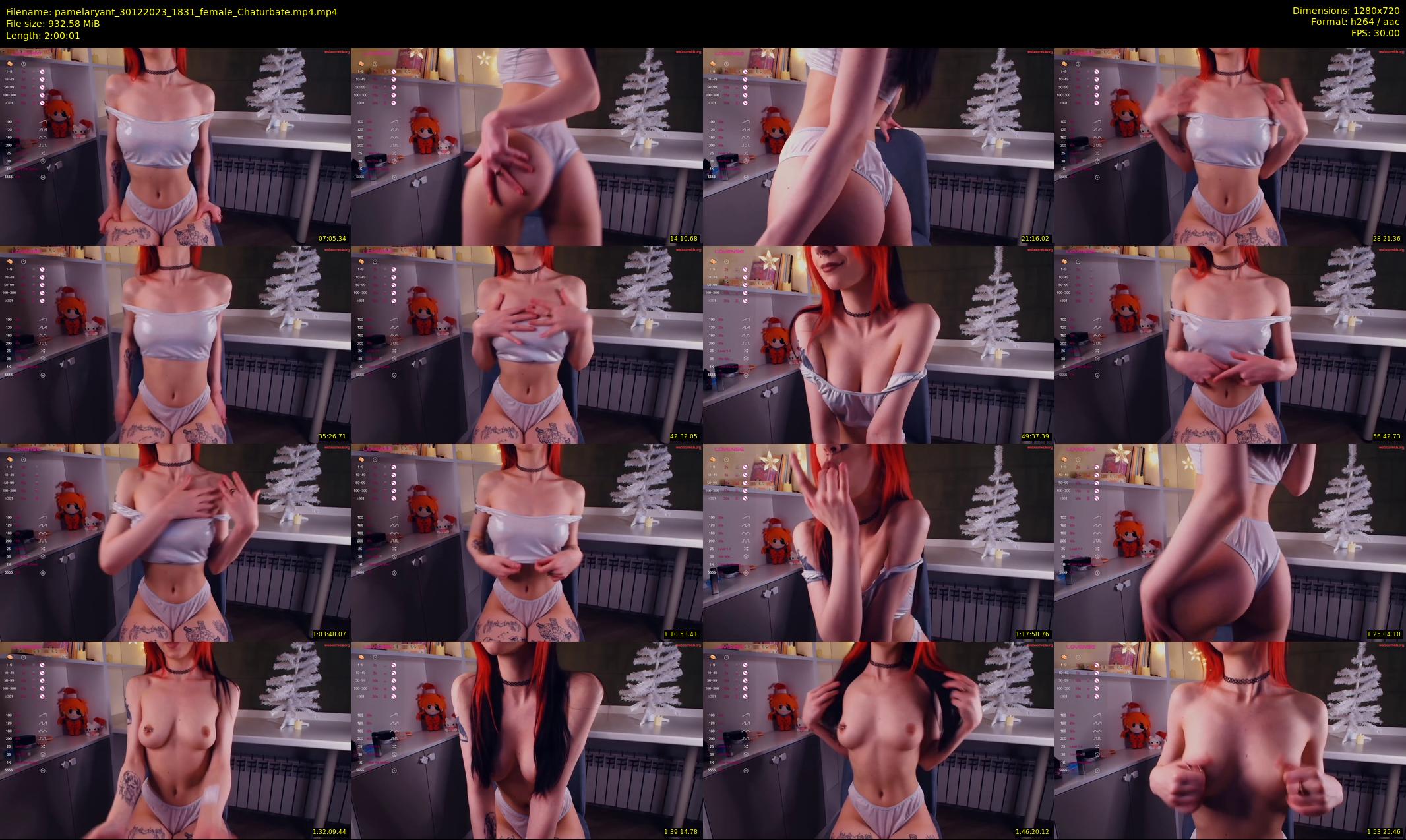 pamelaryant — 121 minute Chaturbate female cam show recording, 720p, Dec 30, 2023