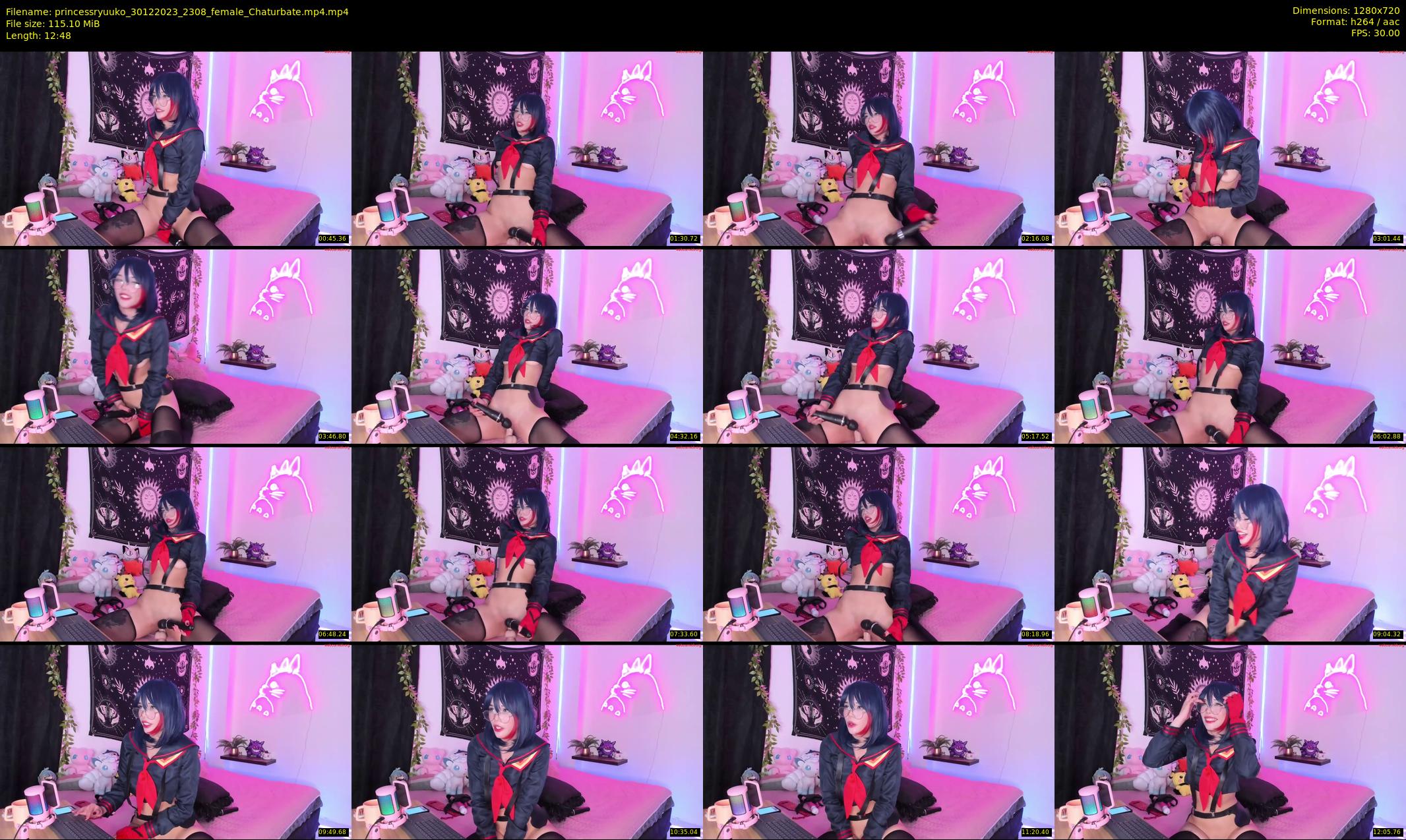 princessryuuko — 13 minute Chaturbate female cam show recording, 720p, Dec 30, 2023