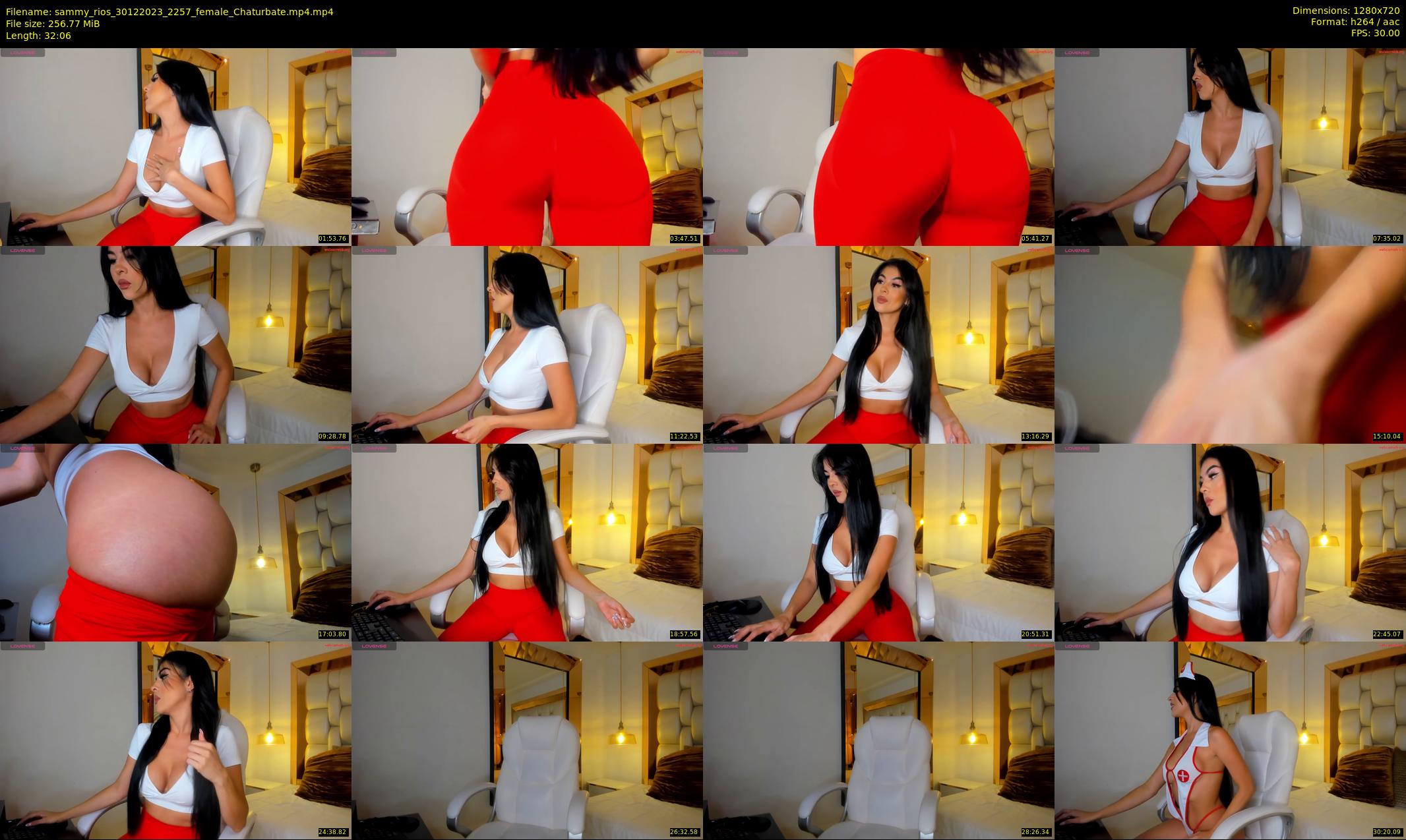 sammy_rios — 33 minute Chaturbate female cam show recording, 720p, Dec 30, 2023