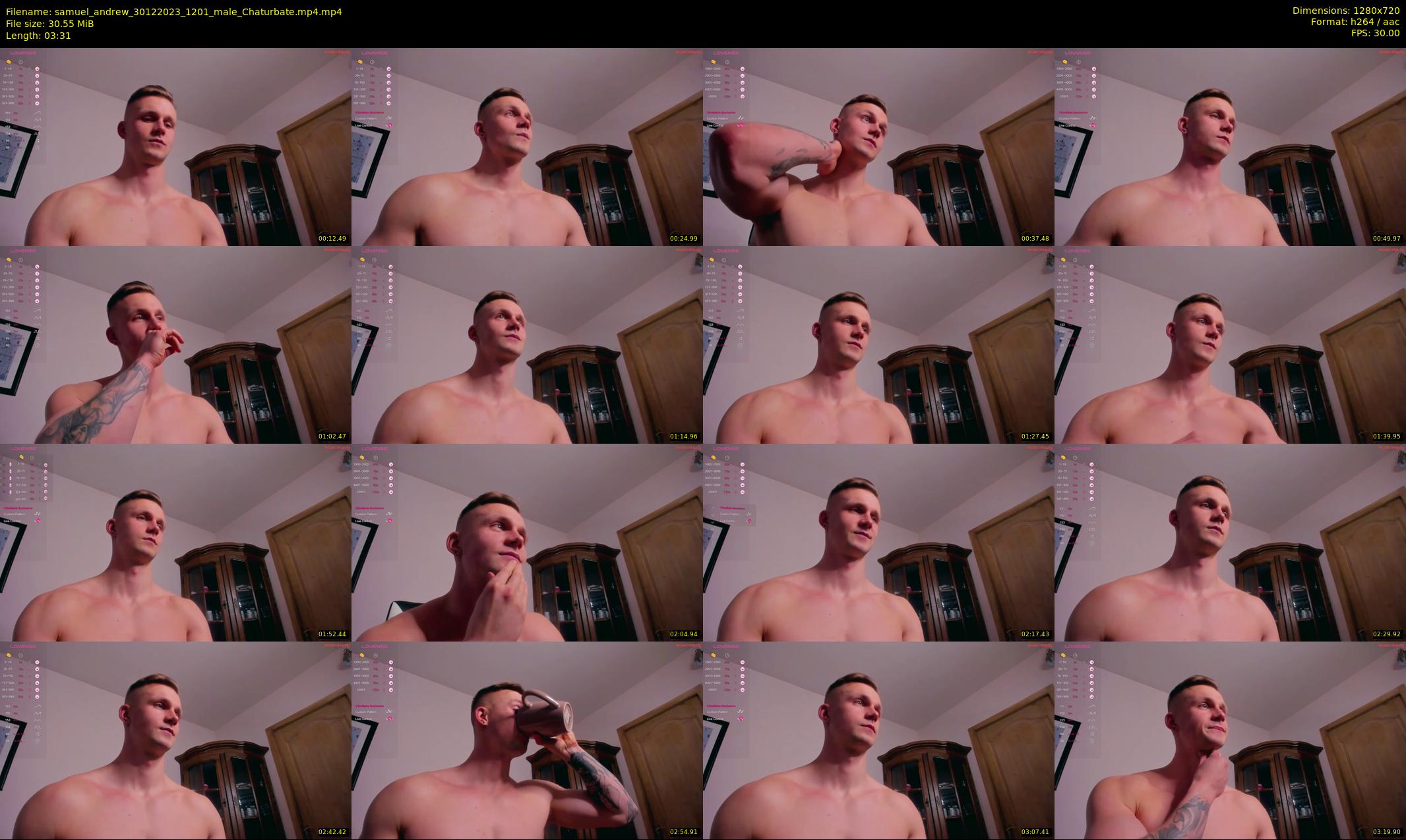 samuel_andrew — 4 minute Chaturbate male cam show recording, 720p, Dec 30, 2023