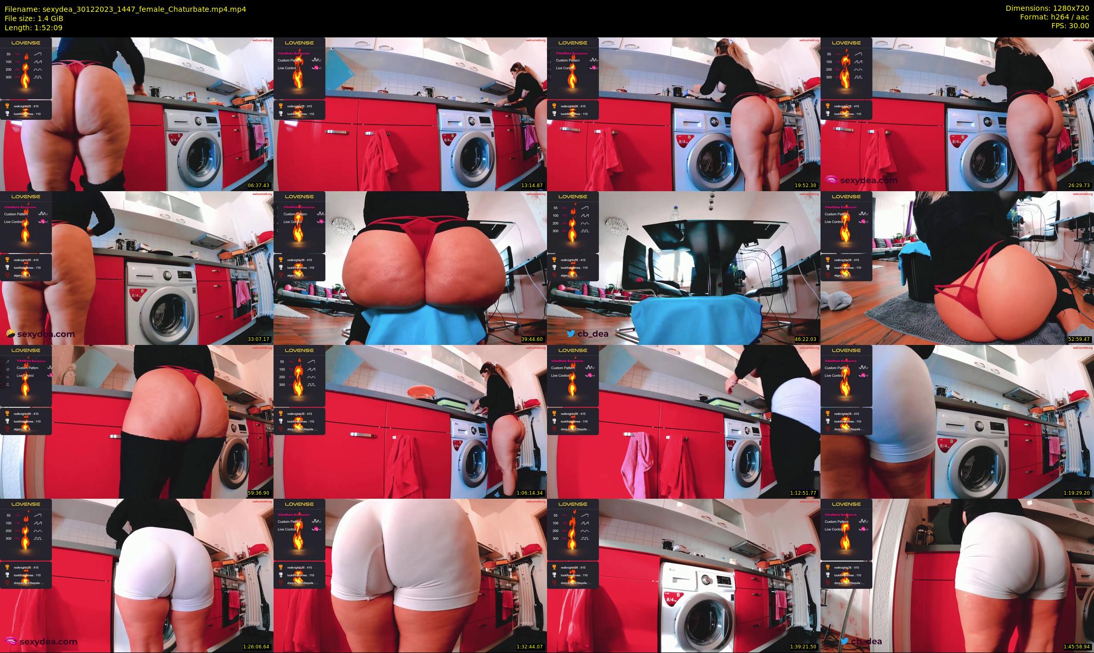 sexydea — 113 minute Chaturbate female cam show recording, 720p, Dec 30, 2023