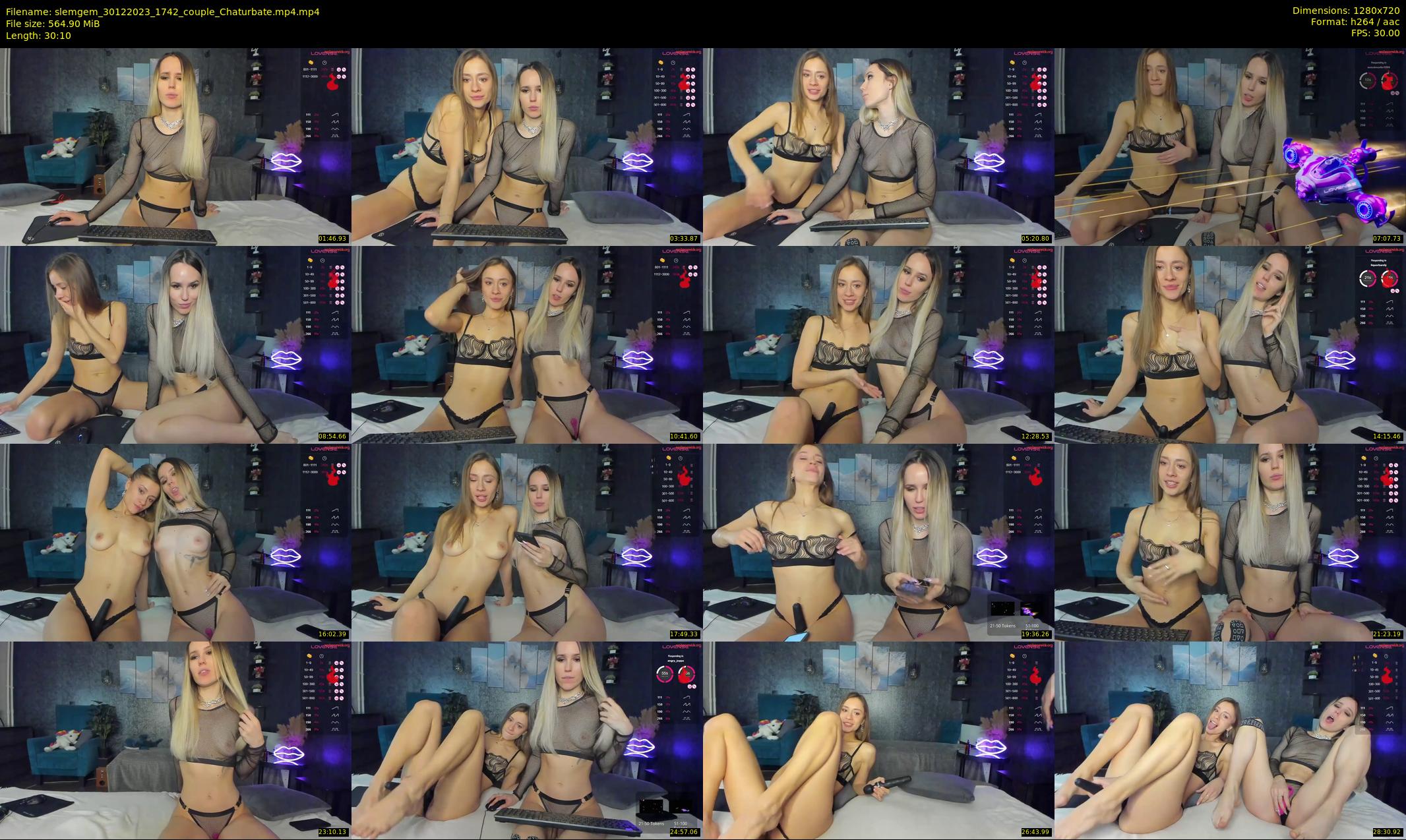 slemgem — 31 minute Chaturbate couple cam show recording, 720p, Dec 30, 2023