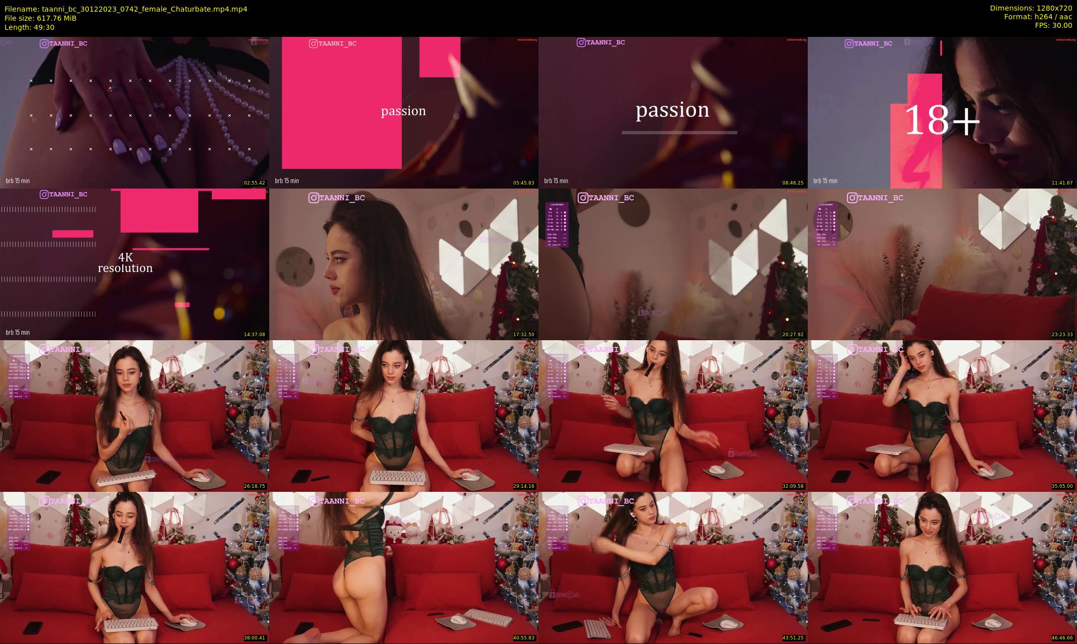 taanni_bc — 50 minute Chaturbate female cam show recording, 720p, Dec 30, 2023
