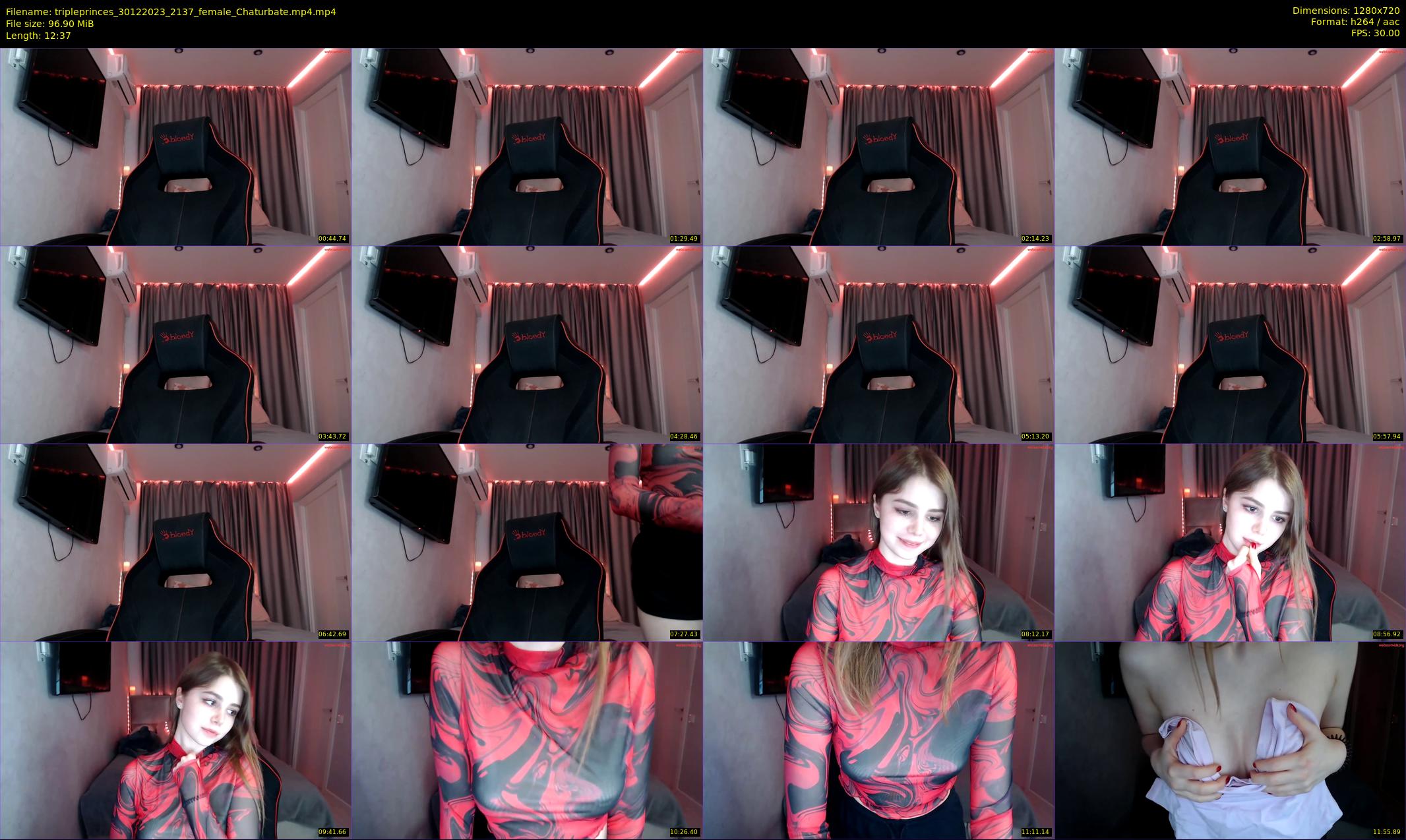 tripleprinces — 13 minute Chaturbate female cam show recording, 720p, Dec 30, 2023