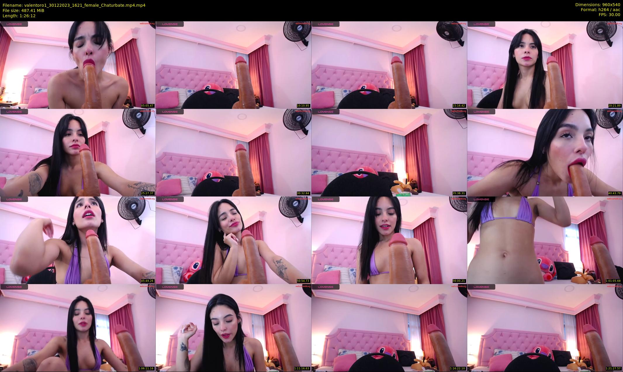 valentoro1 — 87 minute Chaturbate female cam show recording, 480p, Dec 30, 2023