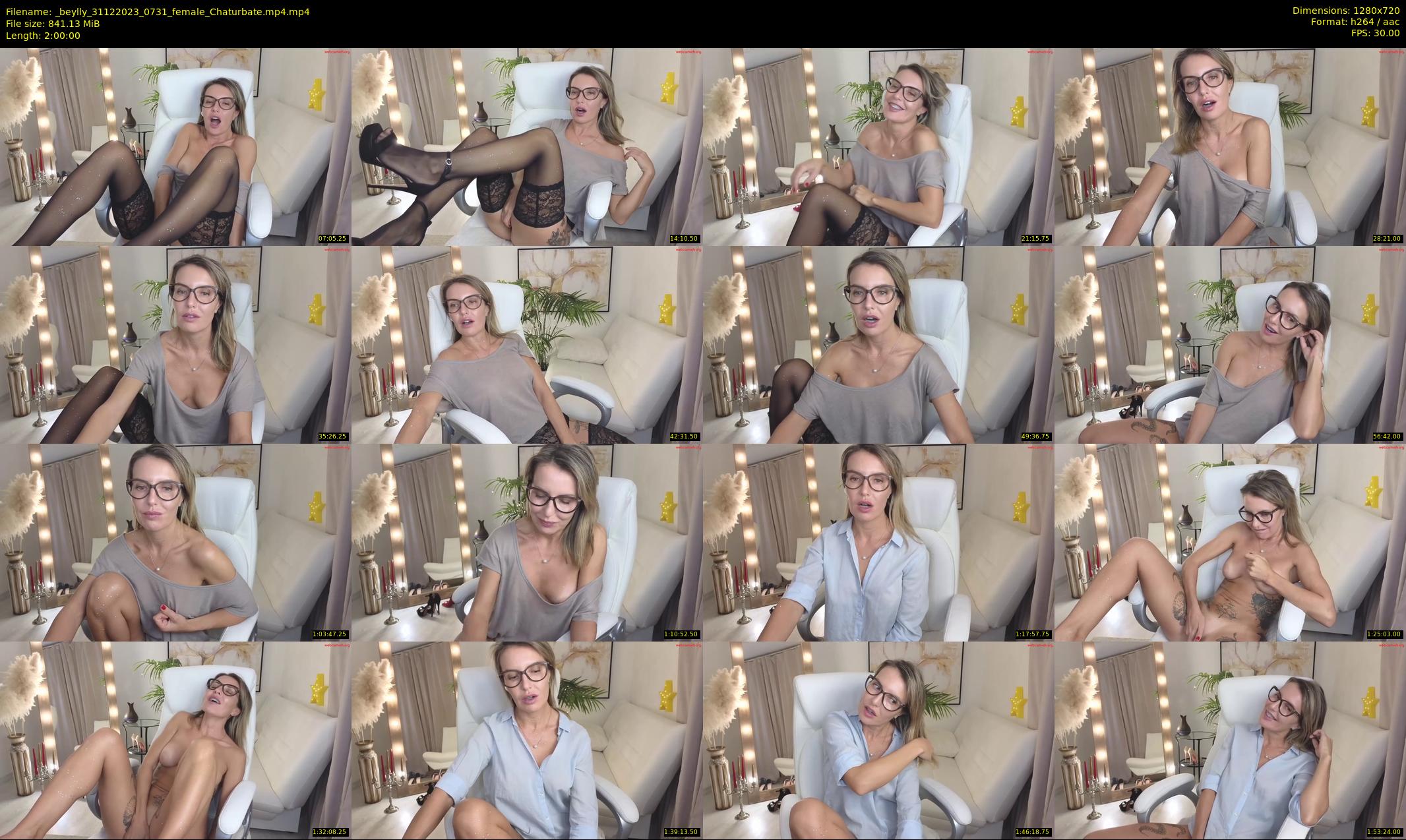 _beylly — 120 minute Chaturbate female cam show recording, 720p, Dec 31, 2023
