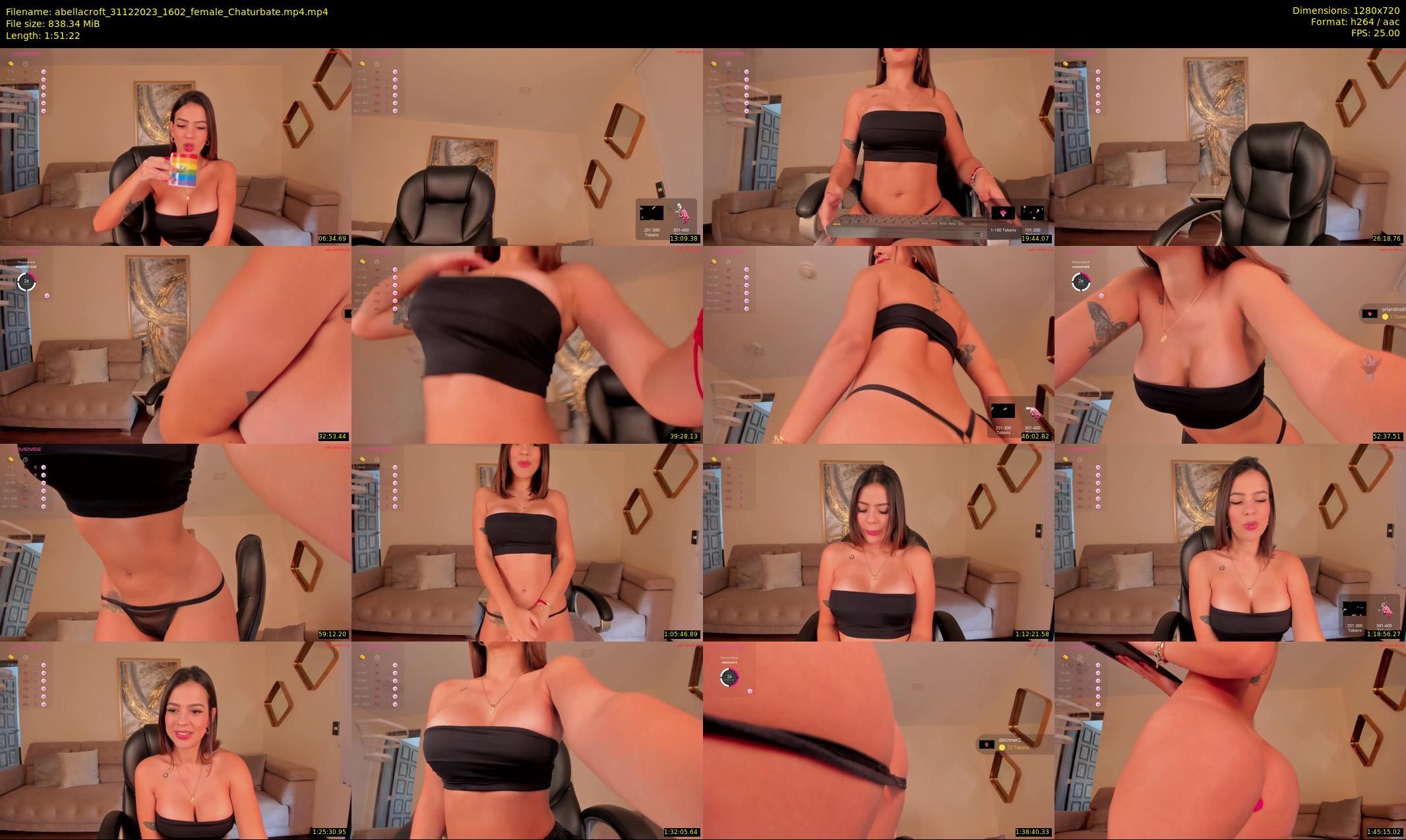 abellacroft — 112 minute Chaturbate female cam show recording, 720p, Dec 31, 2023