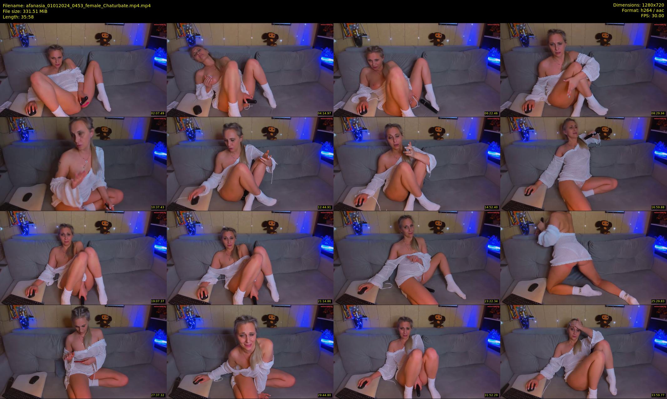 afanasia — 36 minute Chaturbate female cam show recording, 720p, Jan 1, 2024