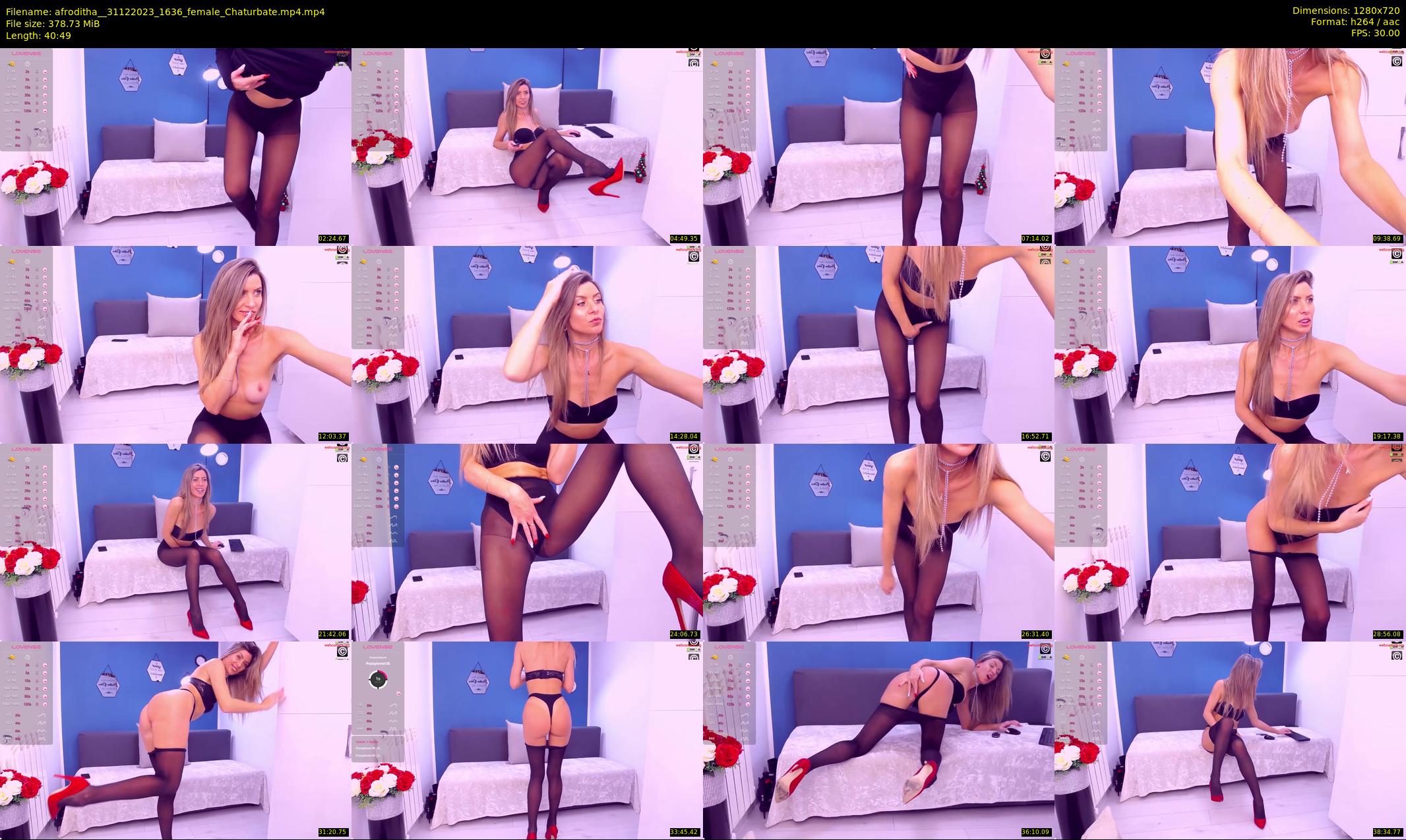 afroditha_ — 41 minute Chaturbate female cam show recording, 720p, Dec 31, 2023