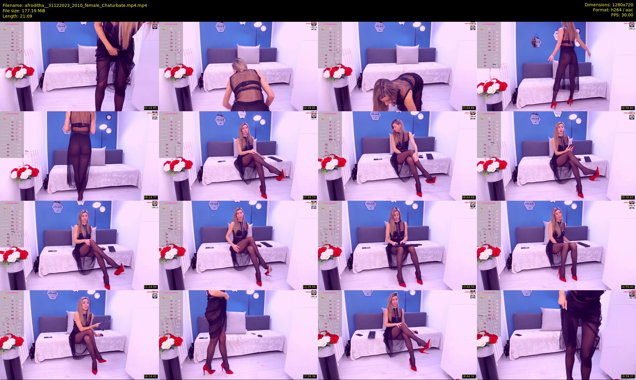 afroditha_ — 22 minute Chaturbate female cam show recording, 720p, Dec 31, 2023
