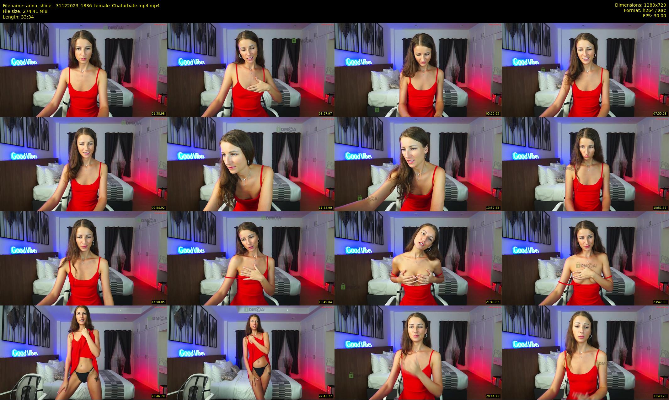 anna_shine_ — 34 minute Chaturbate female cam show recording, 720p, Dec 31, 2023