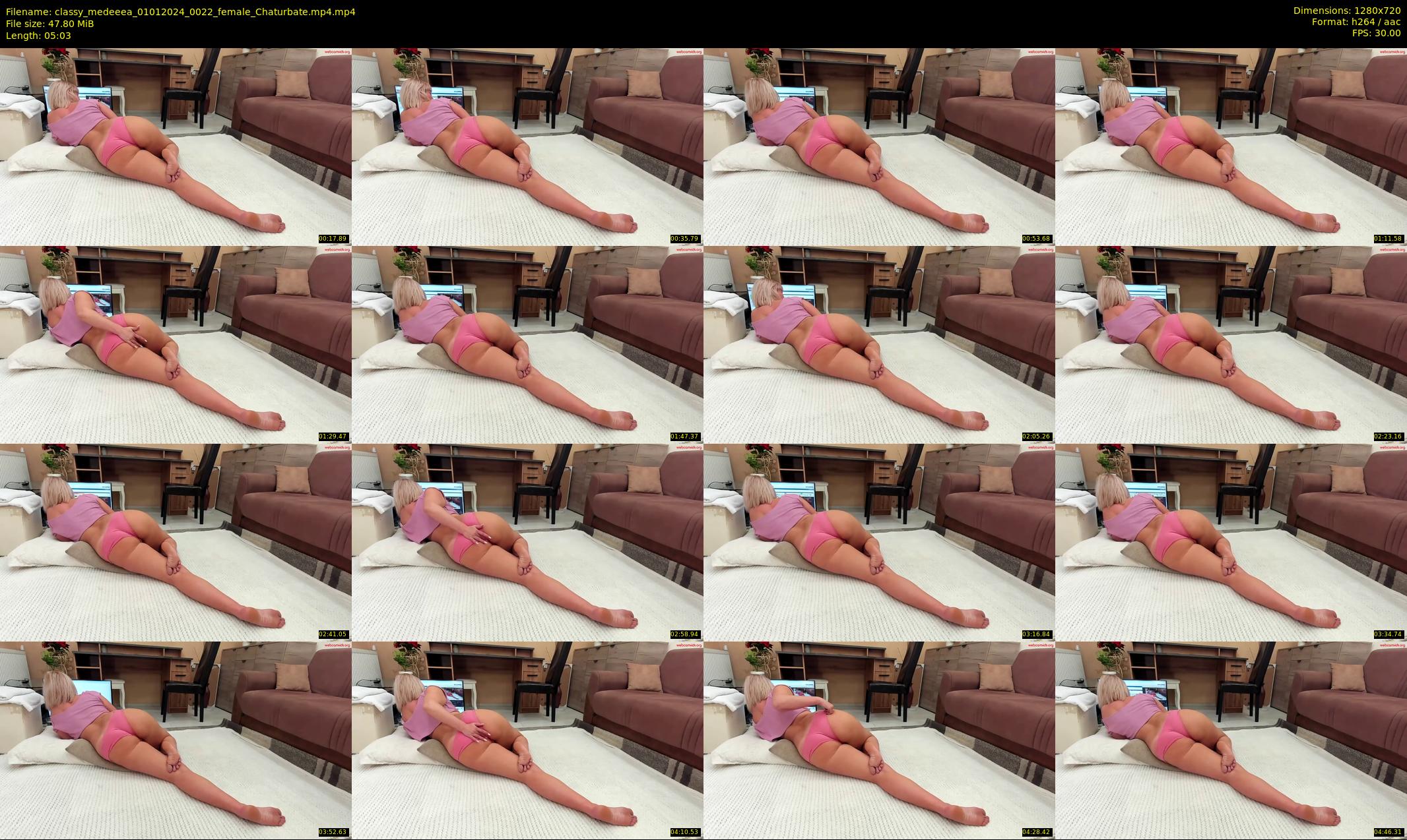 classy_medeeea — 6 minute Chaturbate female cam show recording, 720p, Jan 1, 2024