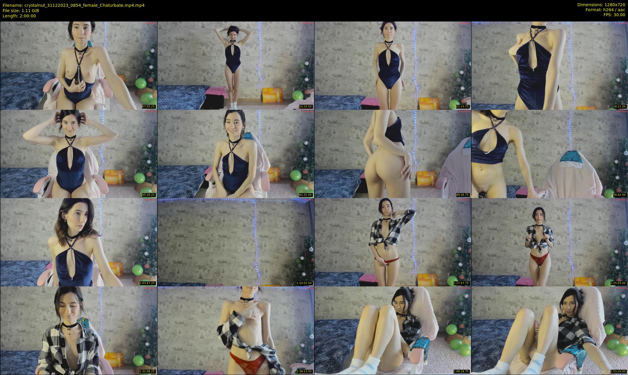 crystalnut — 120 minute Chaturbate female cam show recording, 720p, Dec 31, 2023