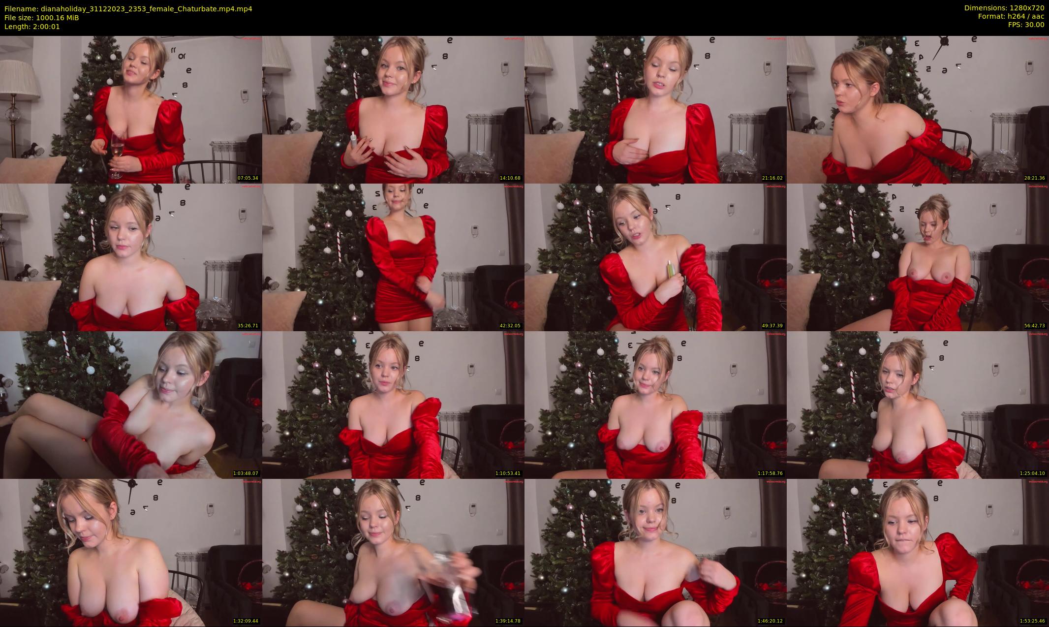 dianaholiday — 121 minute Chaturbate female cam show recording, 720p, Dec 31, 2023