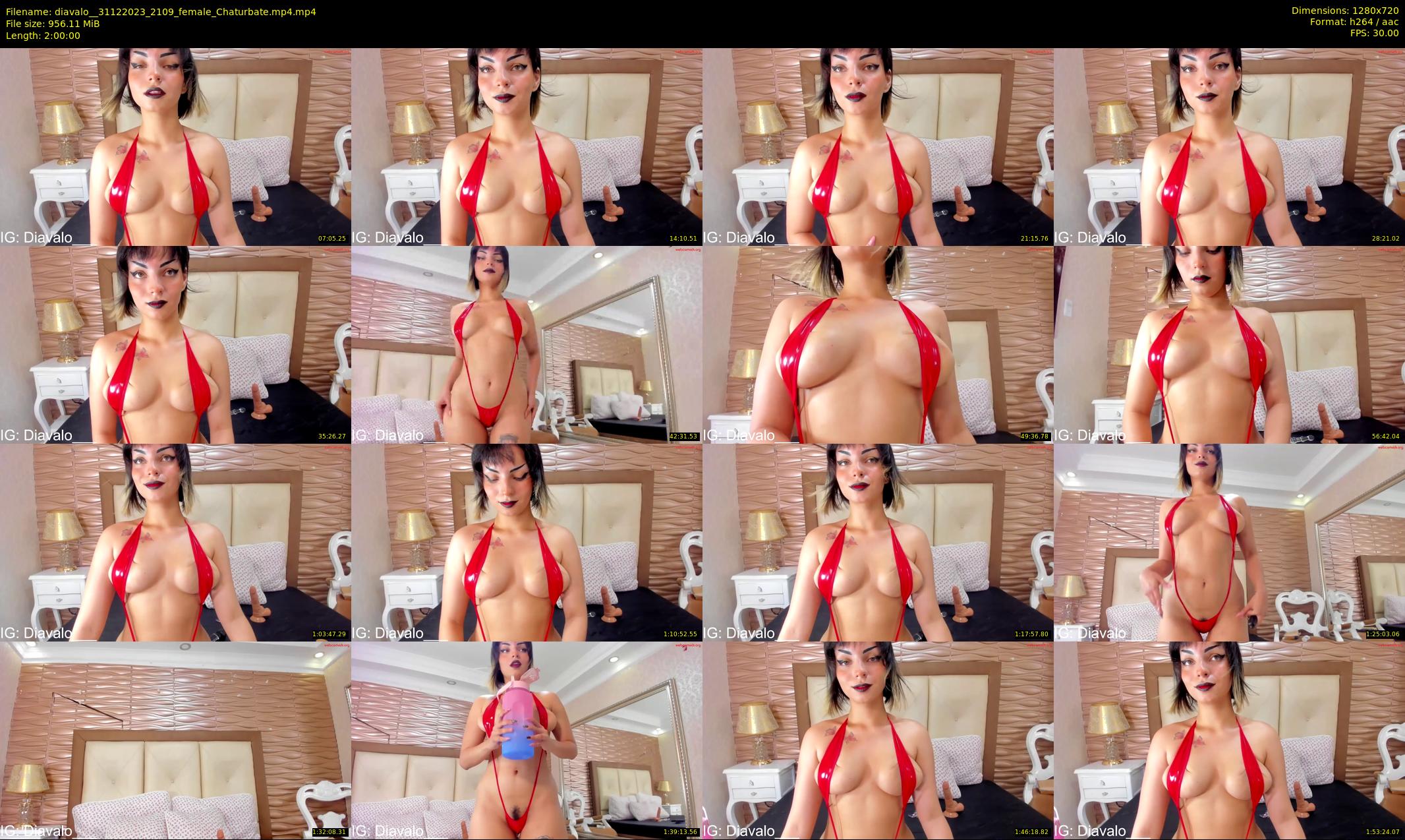 diavalo_ — 120 minute Chaturbate female cam show recording, 720p, Dec 31, 2023