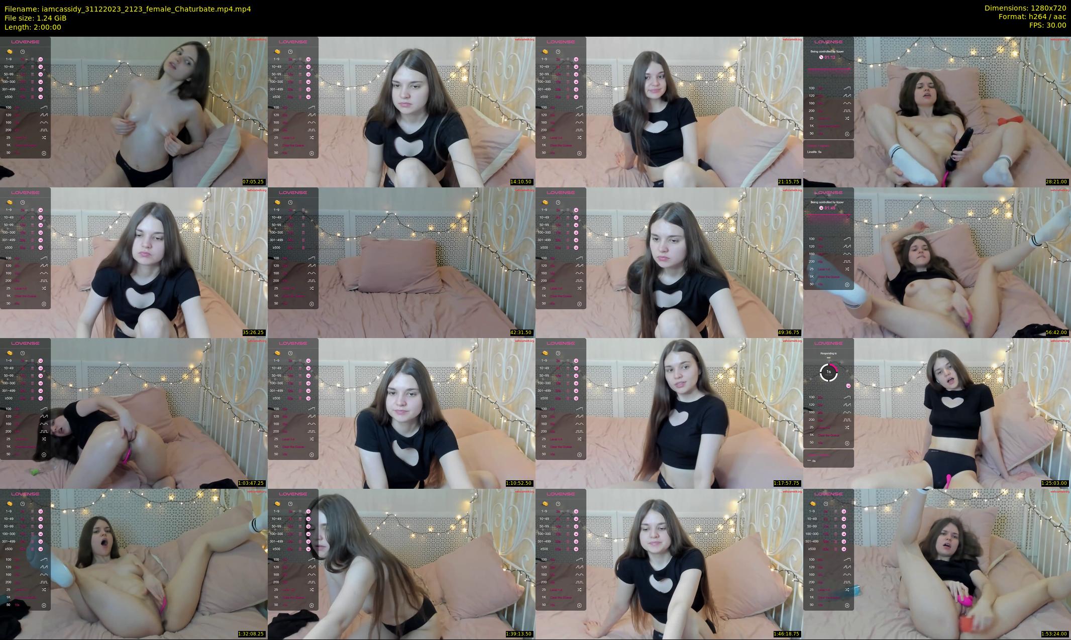 iamcassidy — 120 minute Chaturbate female cam show recording, 720p, Dec 31, 2023
