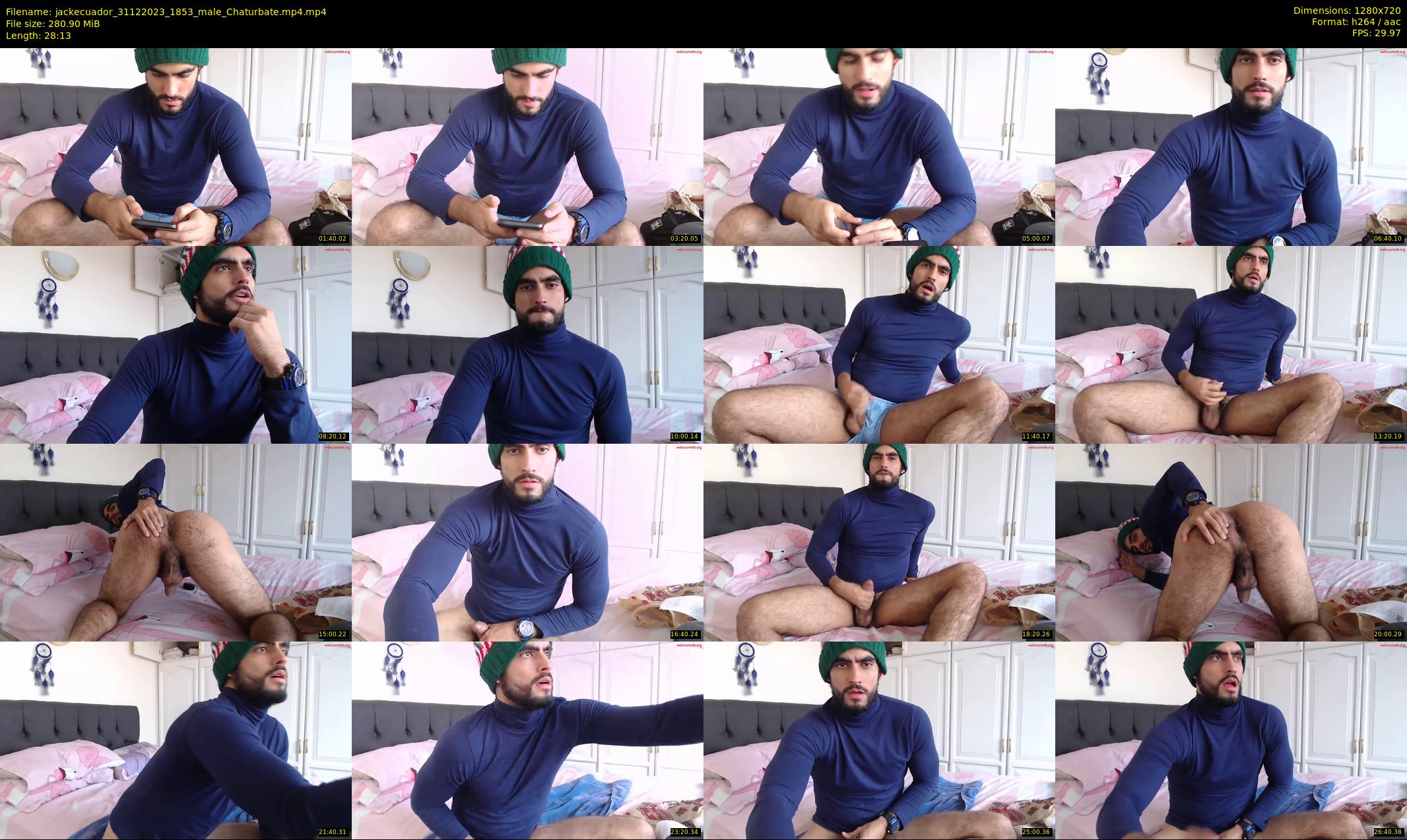 jackecuador — 29 minute Chaturbate male cam show recording, 720p, Dec 31, 2023