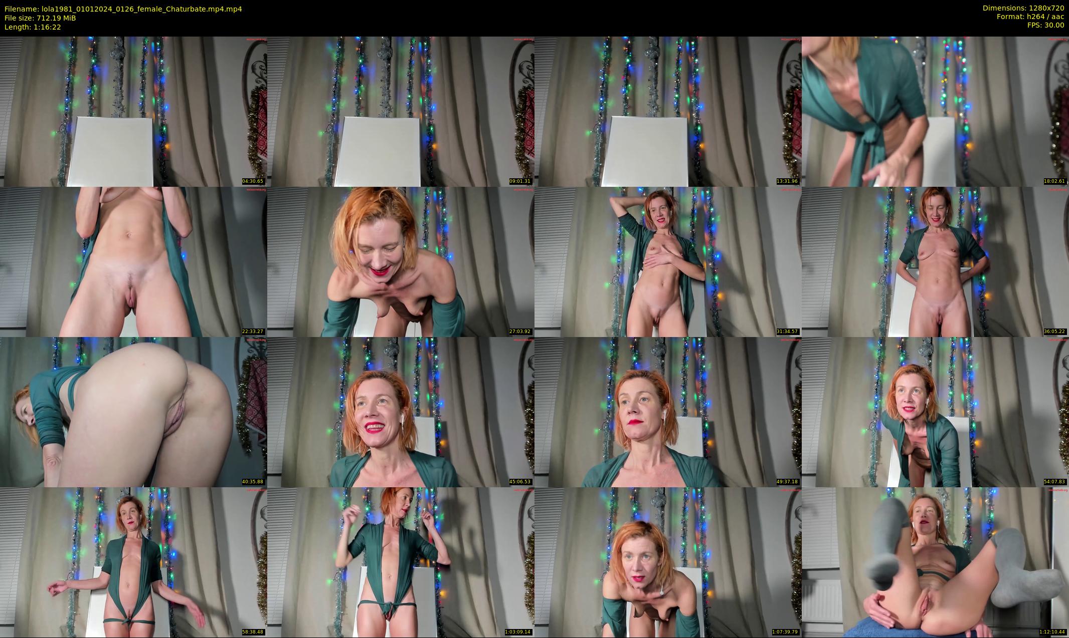 lola1981 — 77 minute Chaturbate female cam show recording, 720p, Jan 1, 2024
