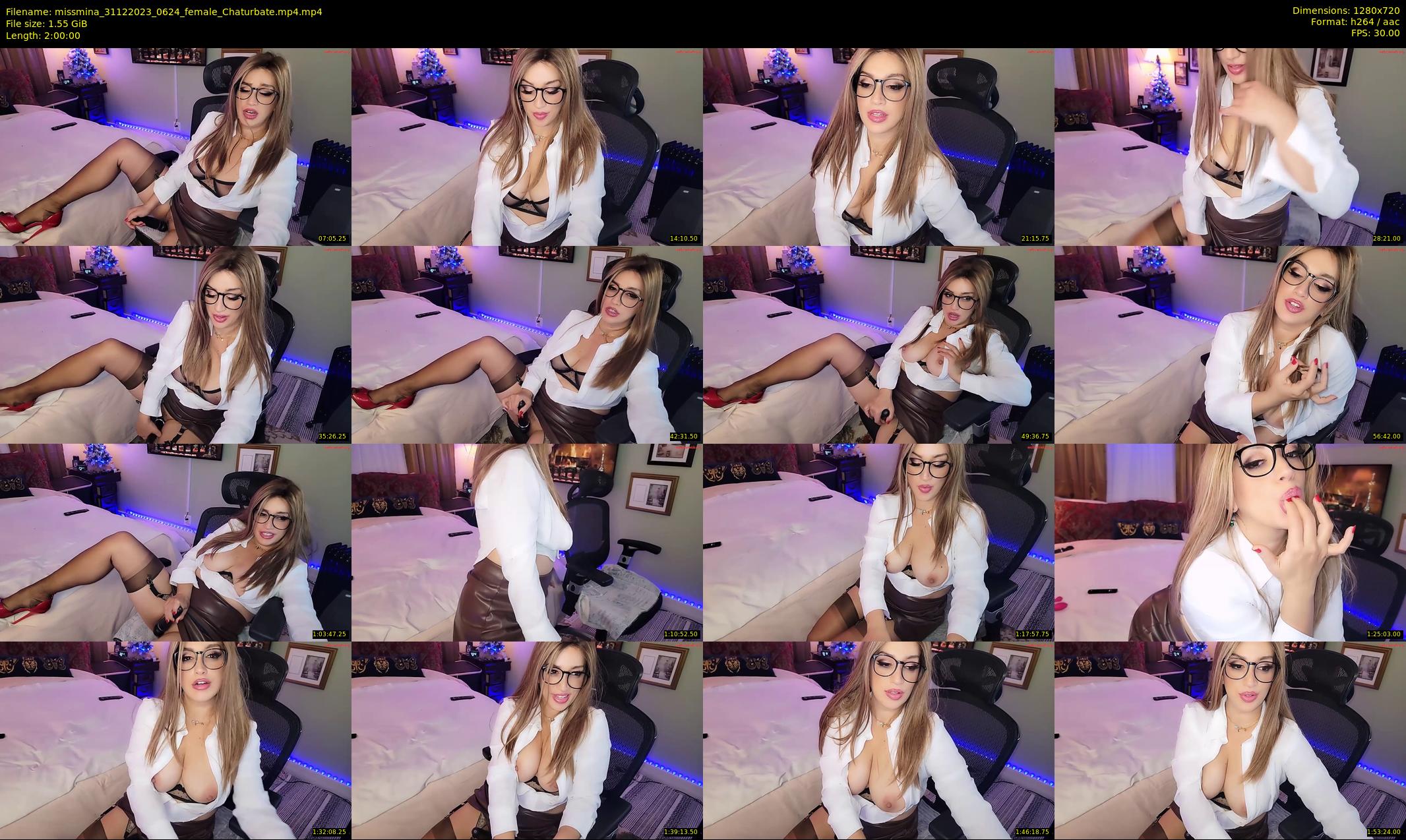missmina — 120 minute Chaturbate female cam show recording, 720p, Dec 31, 2023