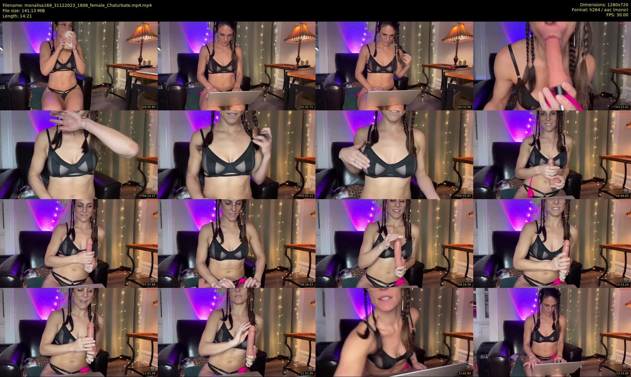 monalisa169 — 15 minute Chaturbate female cam show recording, 720p, Dec 31, 2023