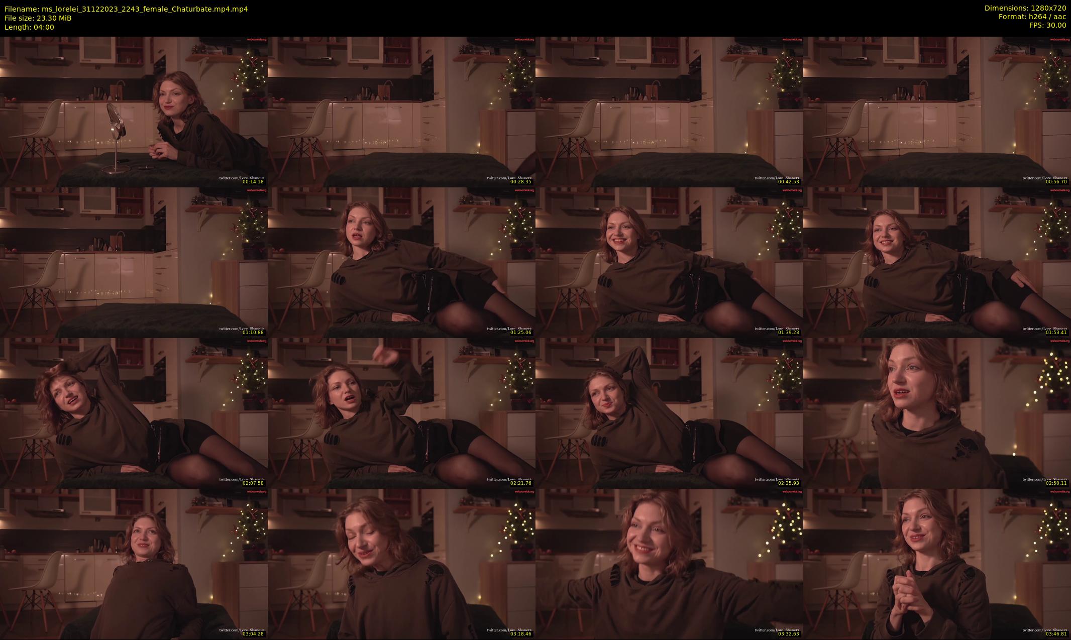 ms_lorelei — 4 minute Chaturbate female cam show recording, 720p, Dec 31, 2023