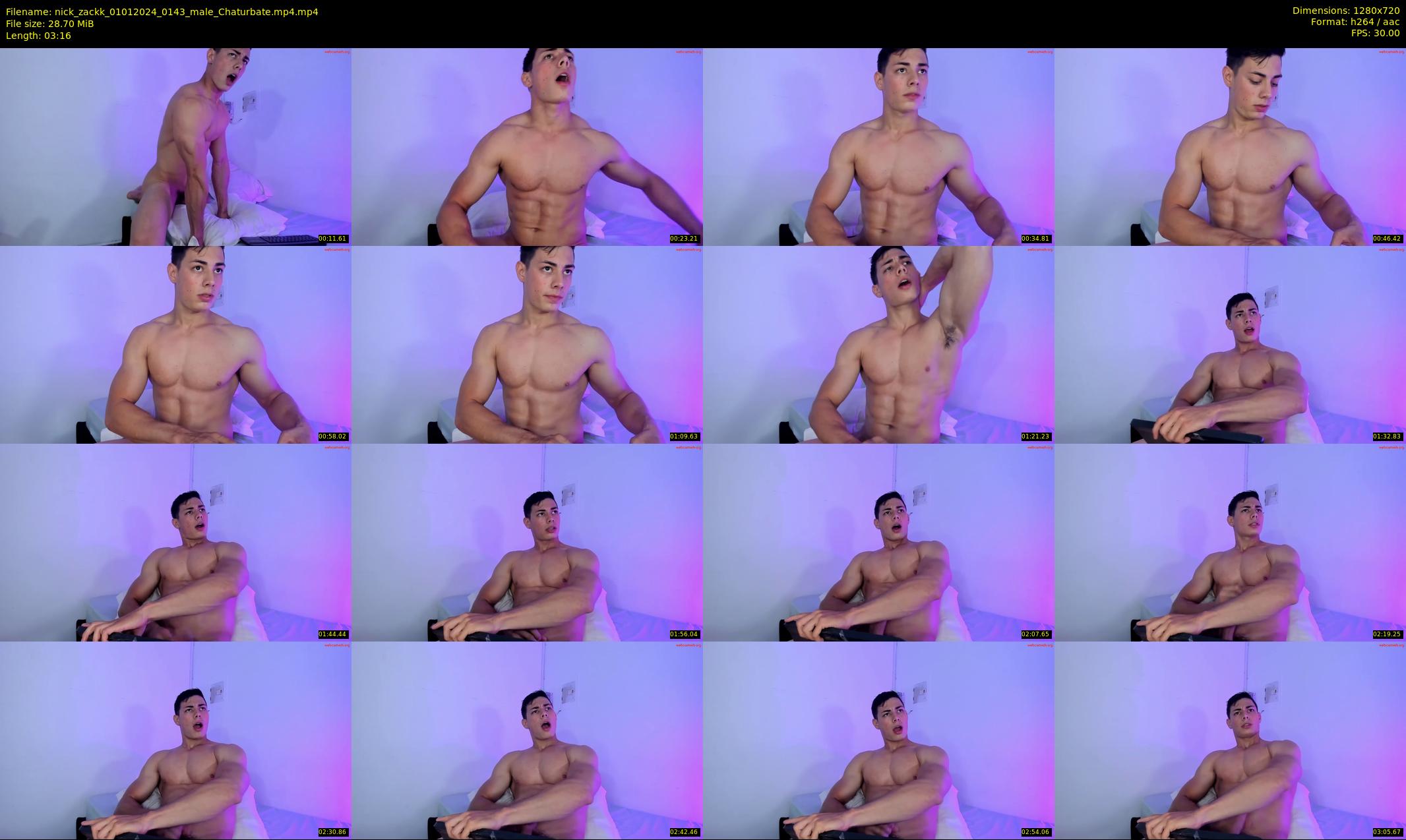 nick_zackk — 4 minute Chaturbate male cam show recording, 720p, Jan 1, 2024