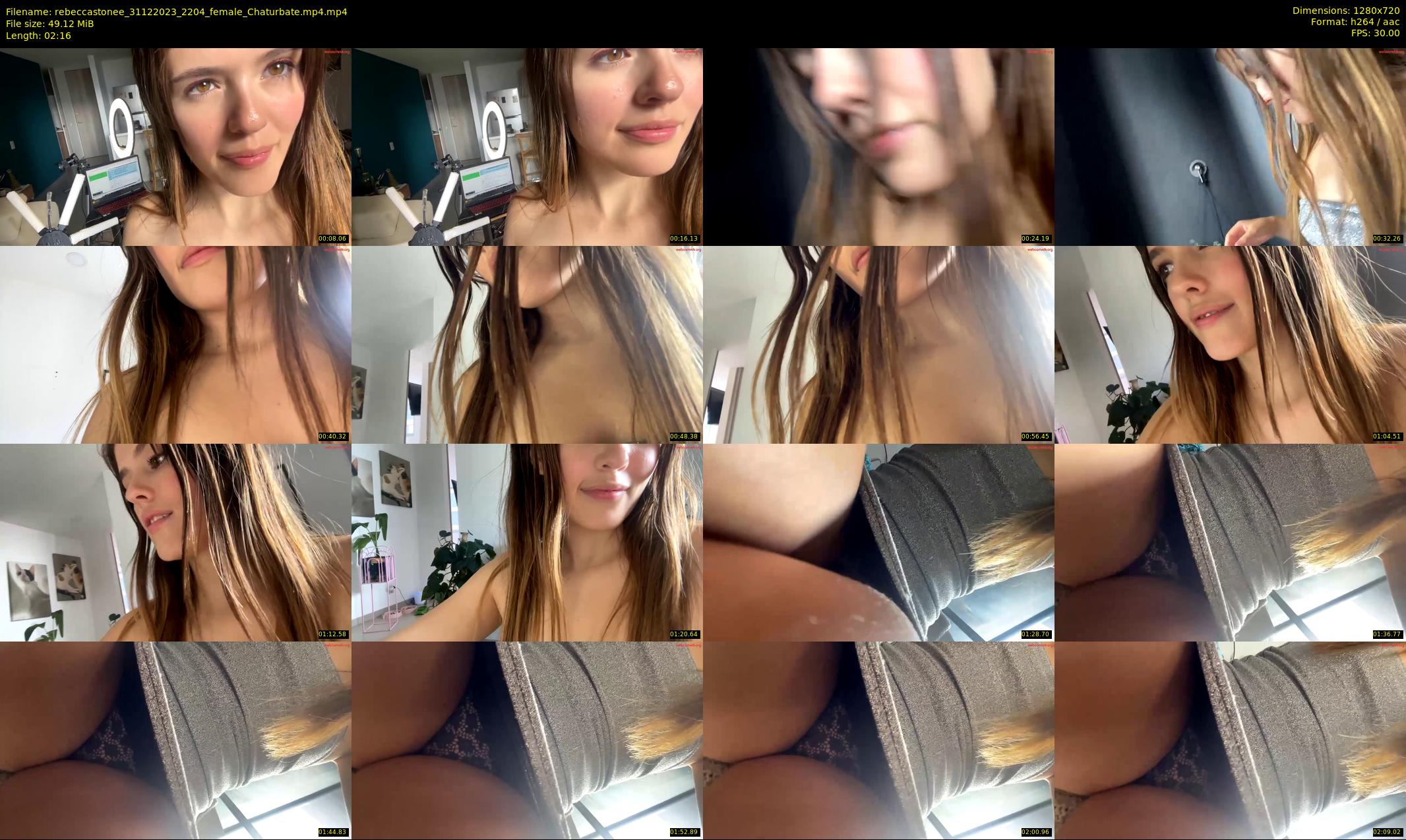 rebeccastonee — 3 minute Chaturbate female cam show recording, 720p, Dec 31, 2023
