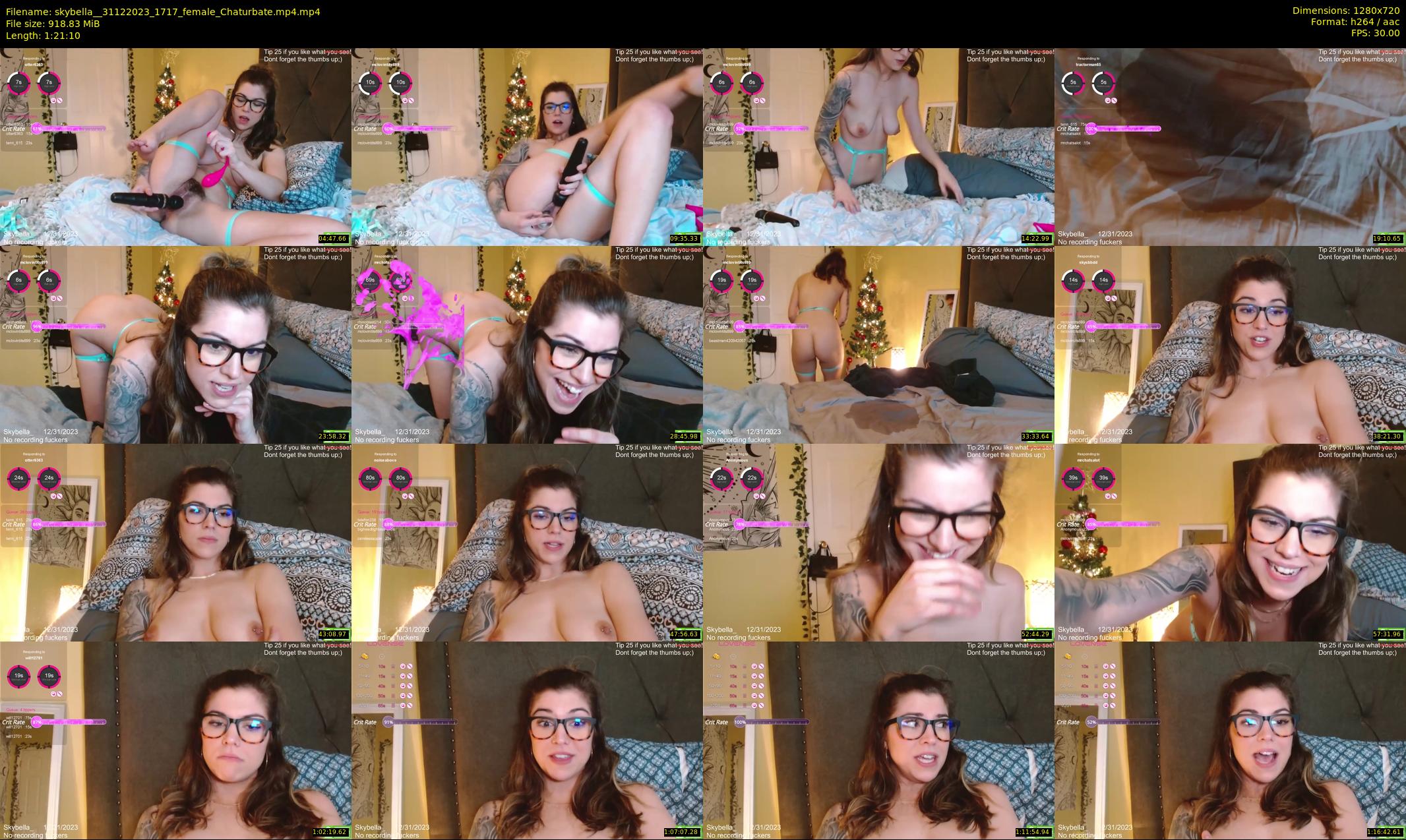 skybella_ — 82 minute Chaturbate female cam show recording, 720p, Dec 31, 2023
