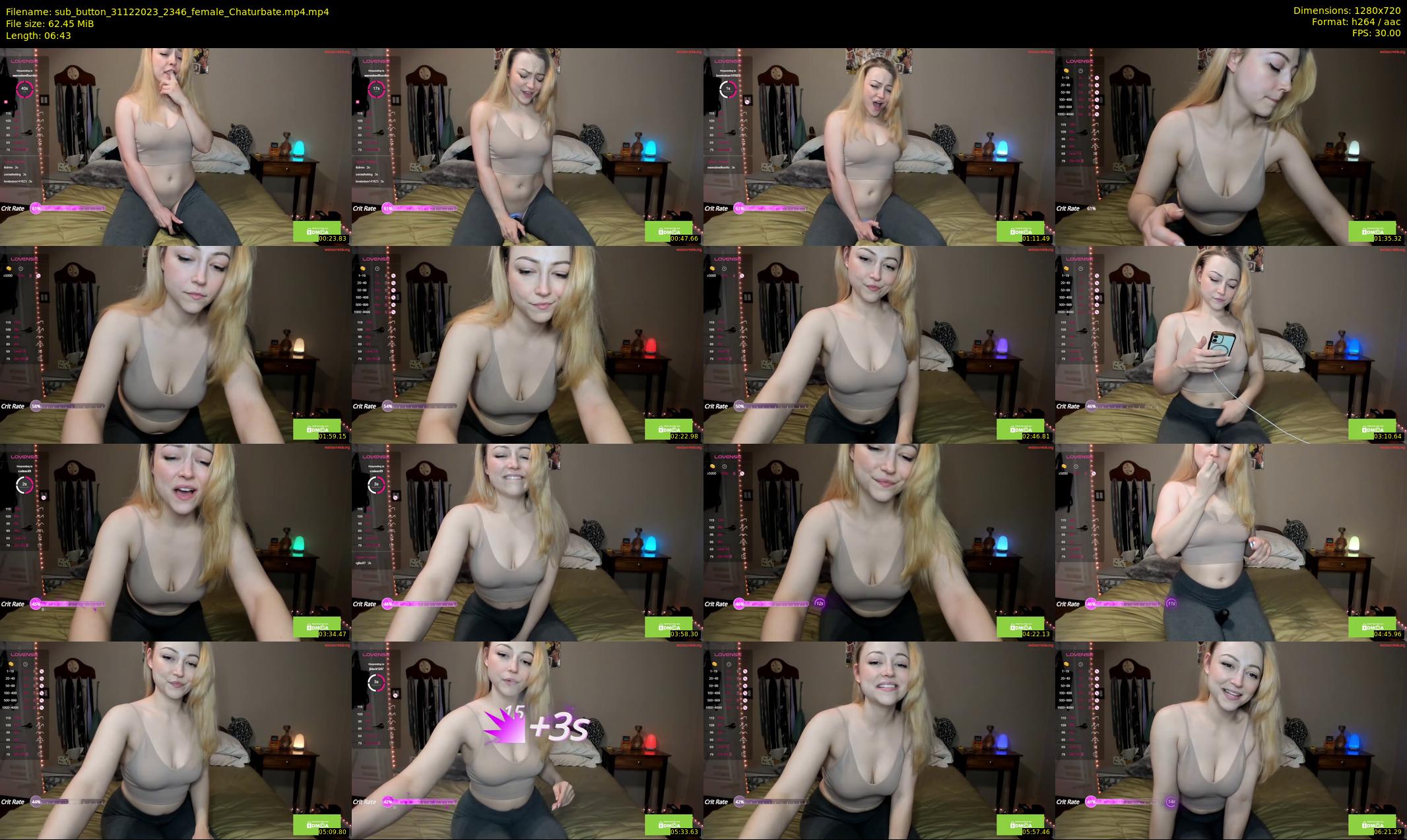 sub_button — 7 minute Chaturbate female cam show recording, 720p, Dec 31, 2023