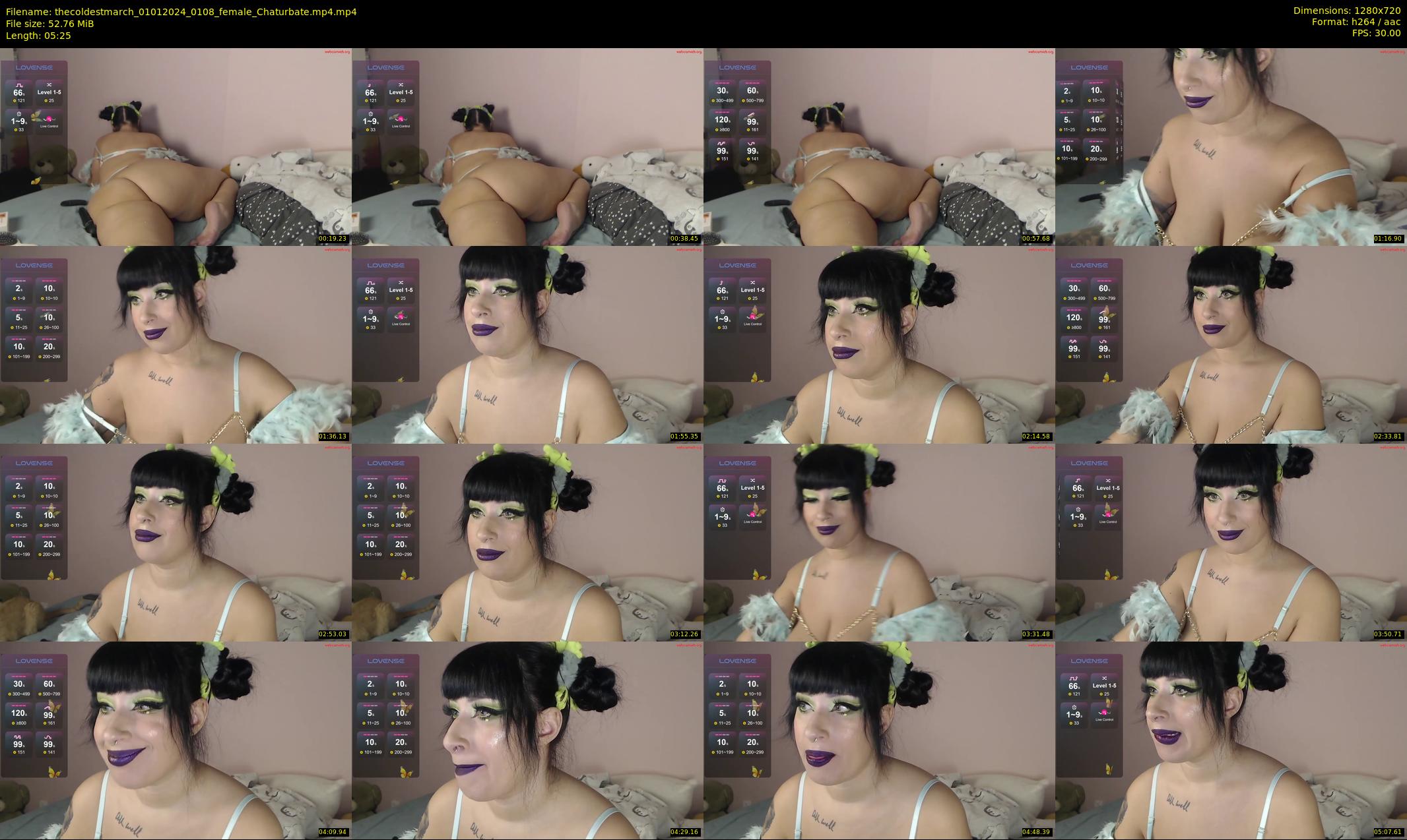 thecoldestmarch — 6 minute Chaturbate female cam show recording, 720p, Jan 1, 2024