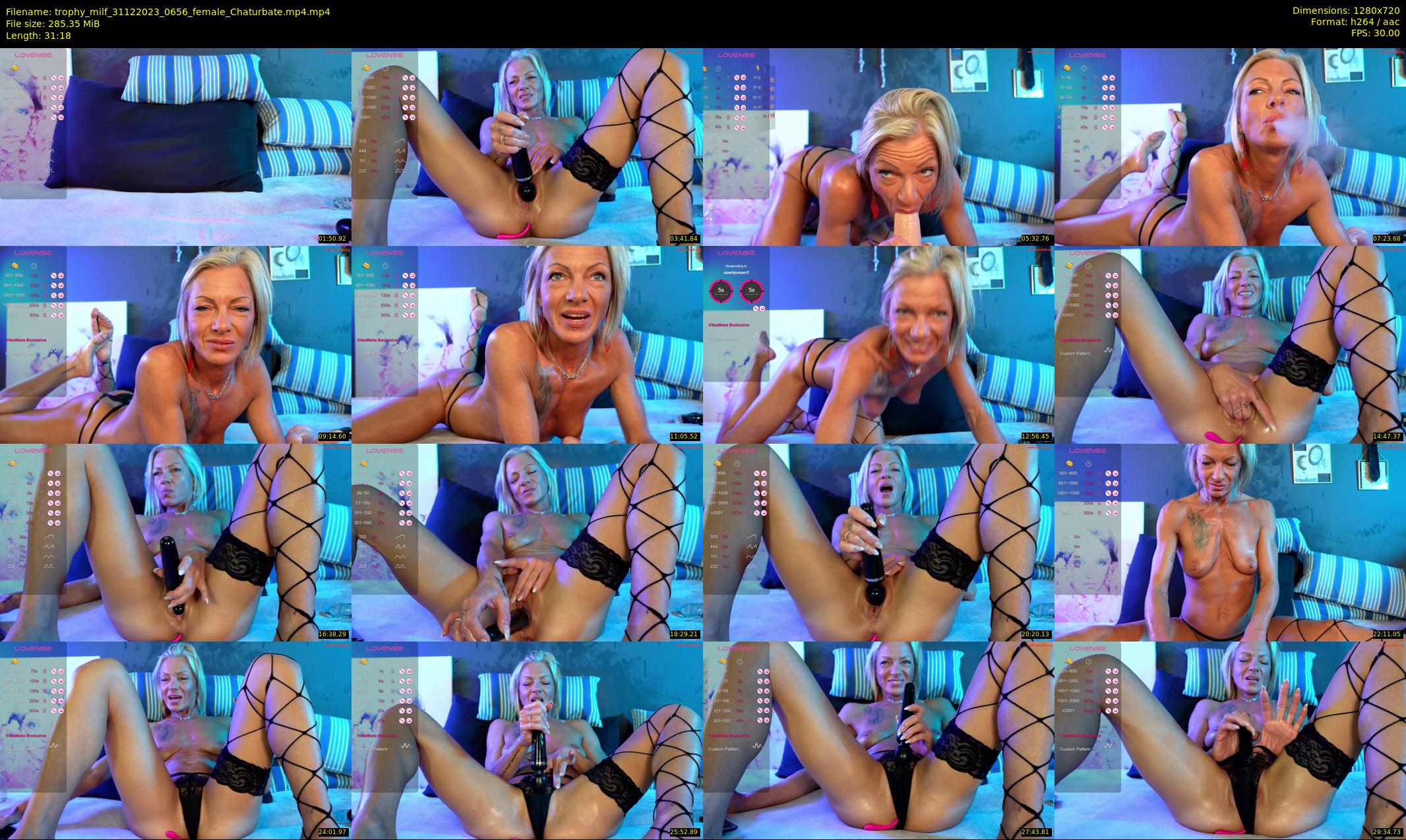 trophy_milf — 32 minute Chaturbate female cam show recording, 720p, Dec 31, 2023