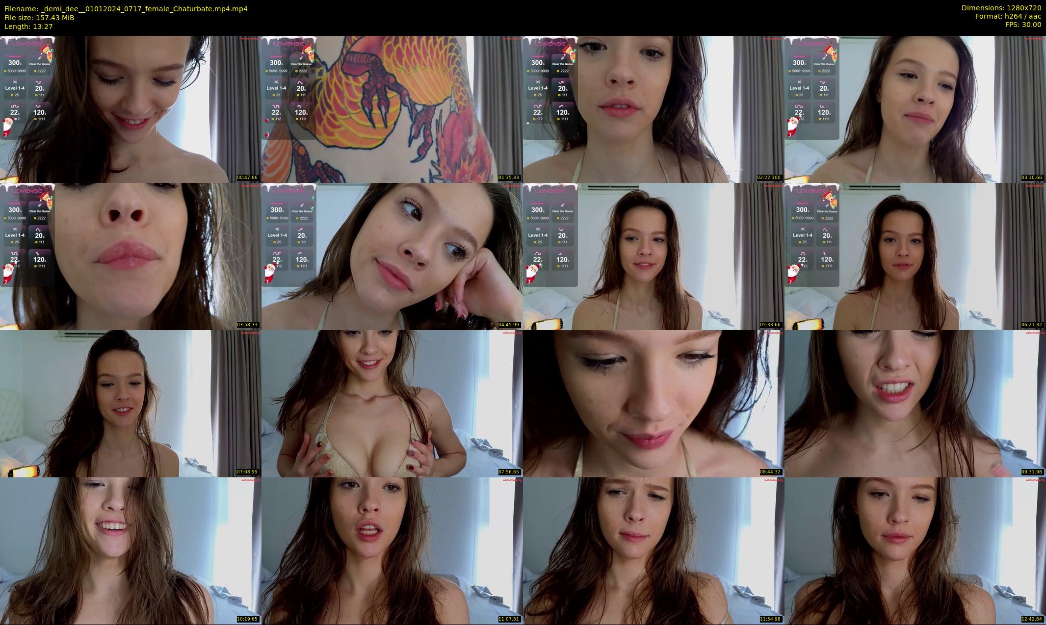 _demi_dee_ — 14 minute Chaturbate female cam show recording, 720p, Jan 1, 2024