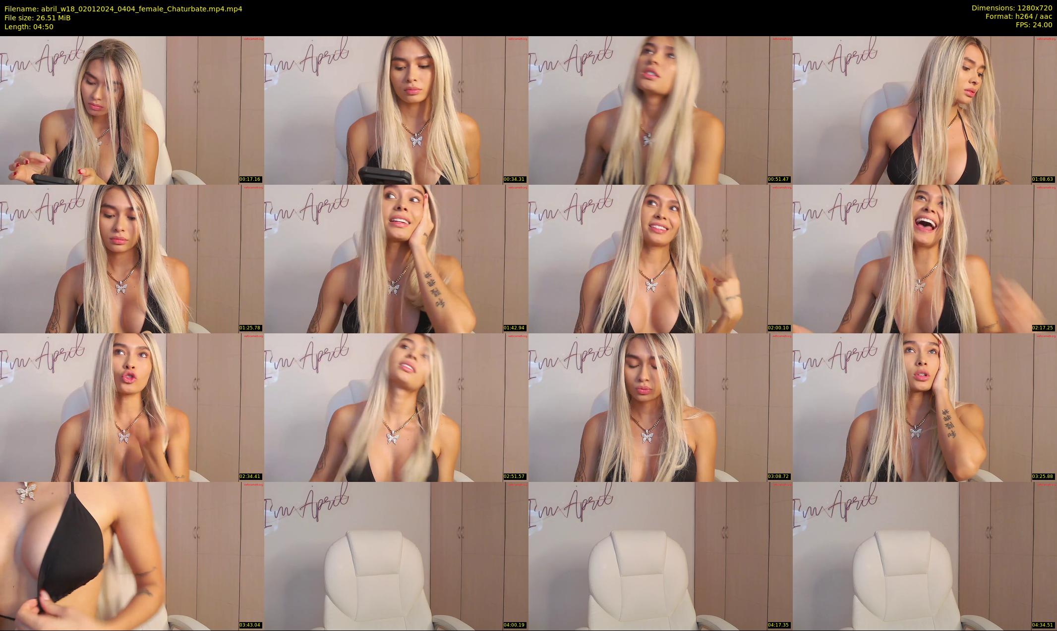 abril_w18 — 5 minute Chaturbate female cam show recording, 720p, Jan 2, 2024