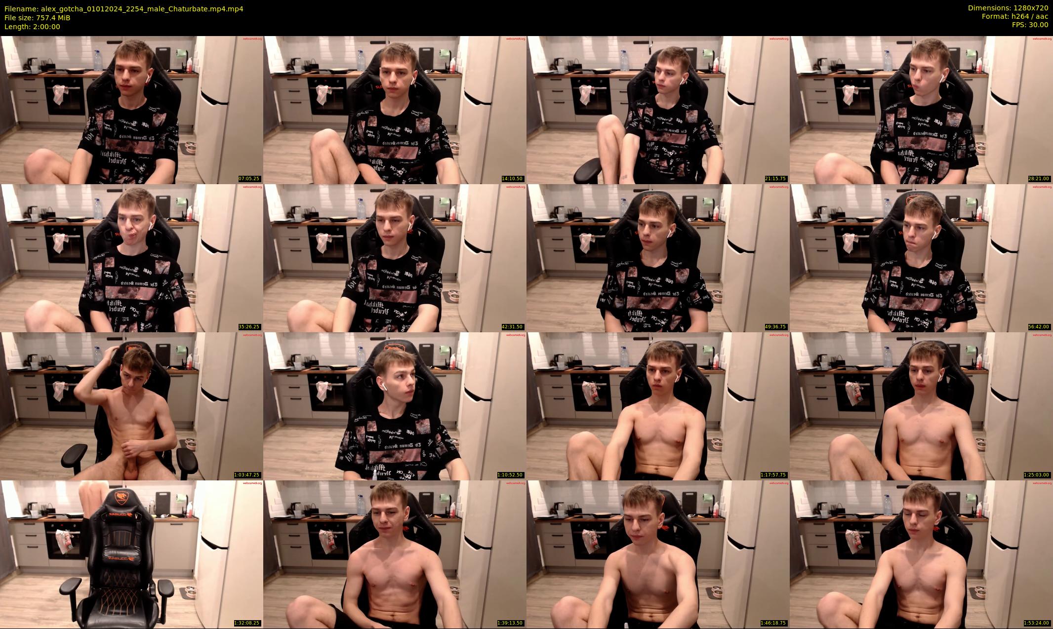alex_gotcha — 120 minute Chaturbate male cam show recording, 720p, Jan 1, 2024