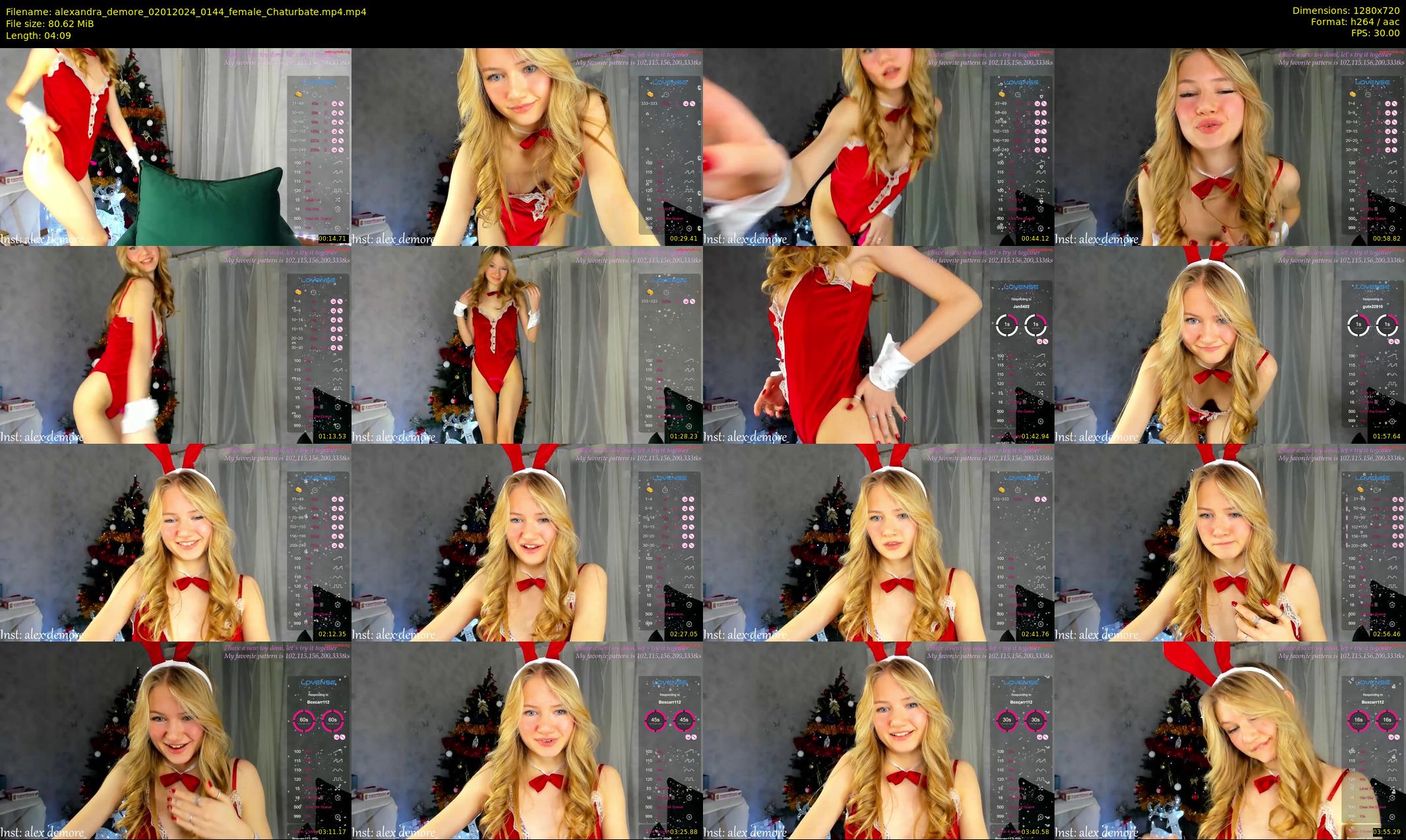 alexandra_demore — 5 minute Chaturbate female cam show recording, 720p, Jan 2, 2024