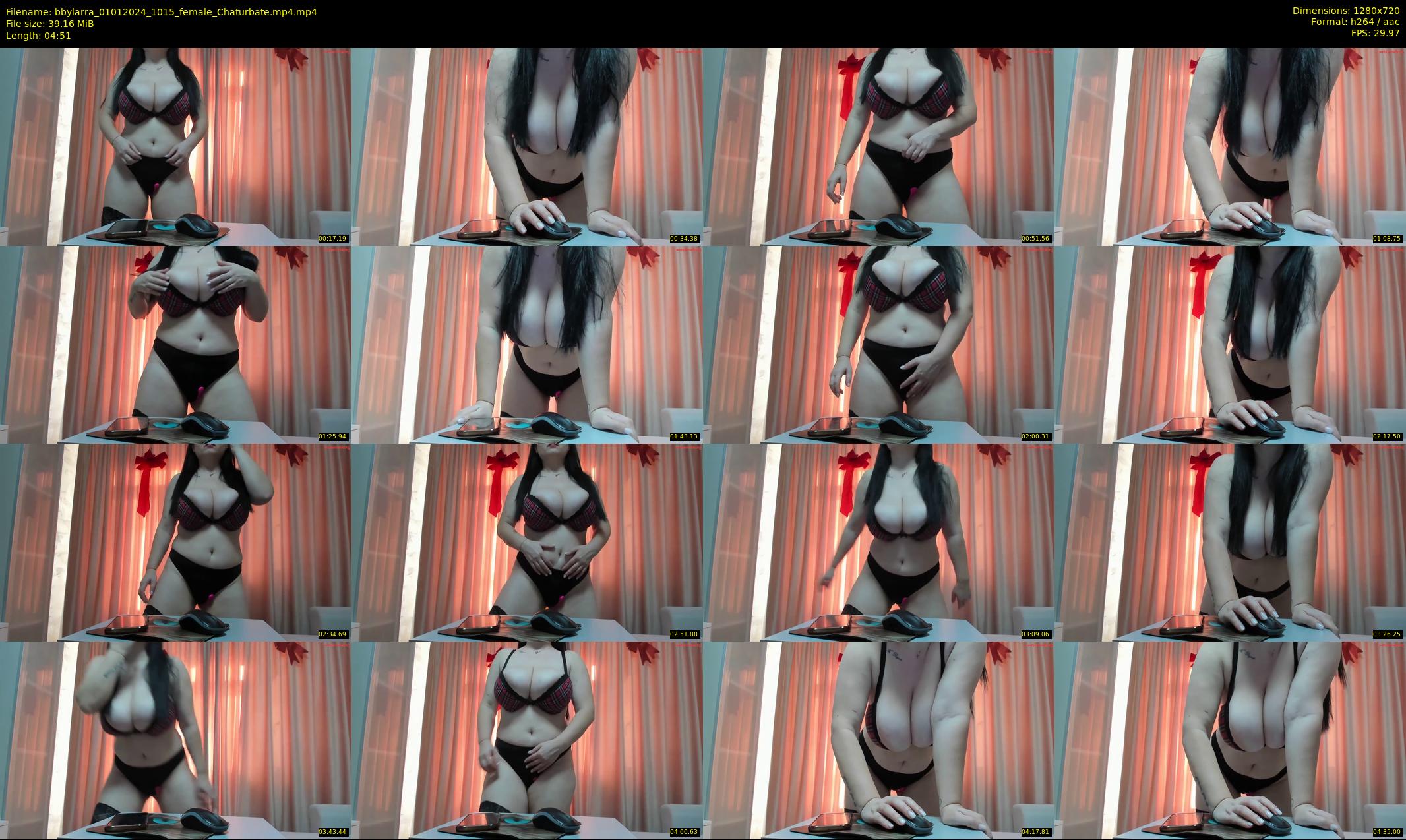 bbylarra — 5 minute Chaturbate couple cam show recording, 720p, Jan 1, 2024