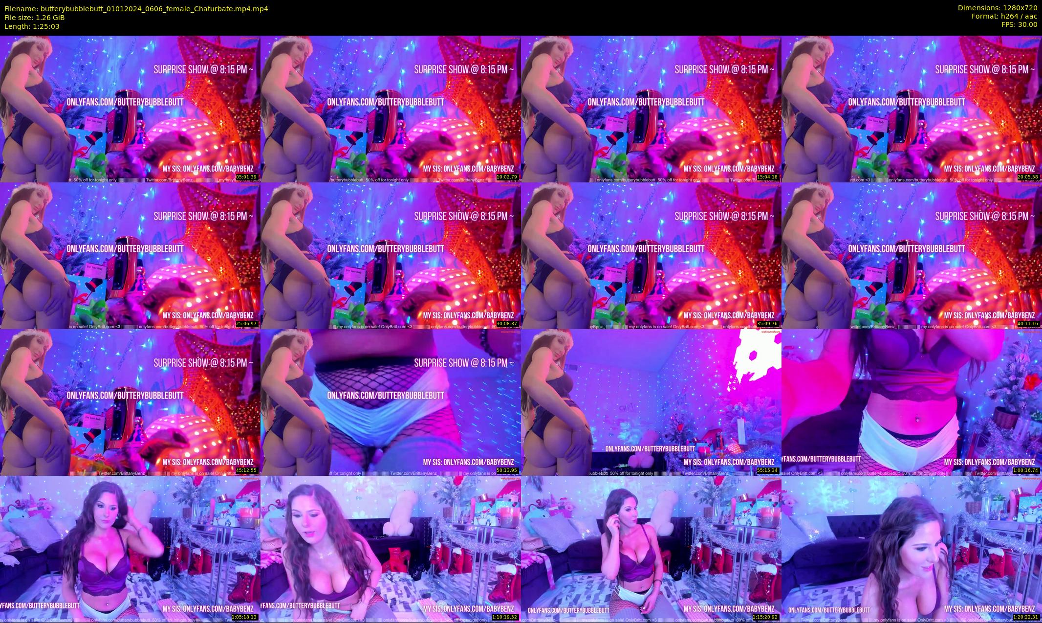 butterybubblebutt — 86 minute Chaturbate couple cam show recording, 720p, Jan 1, 2024
