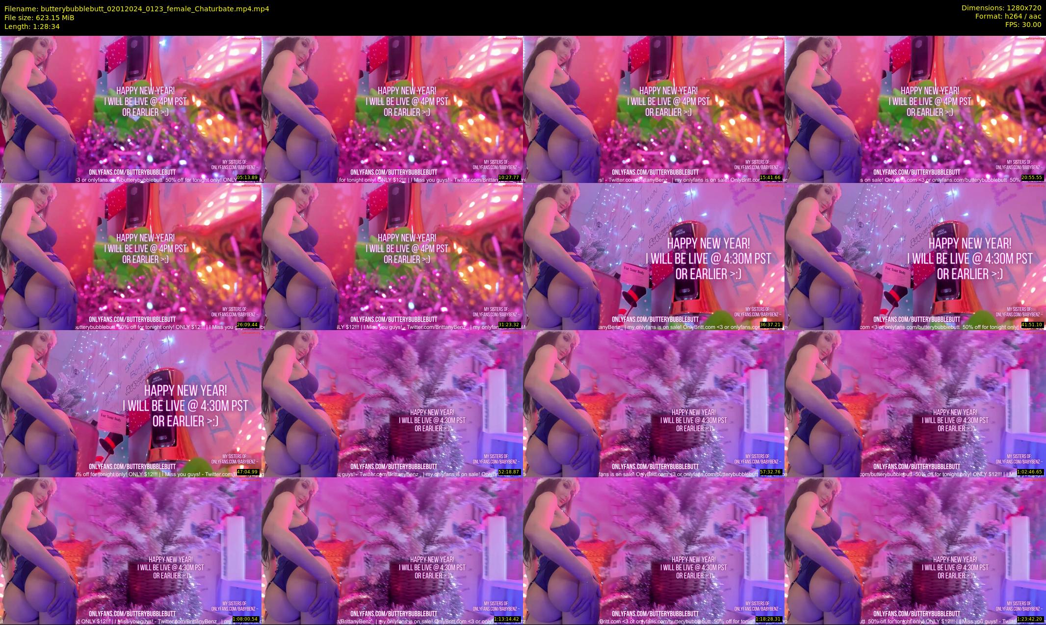 butterybubblebutt — 89 minute Chaturbate couple cam show recording, 720p, Jan 2, 2024