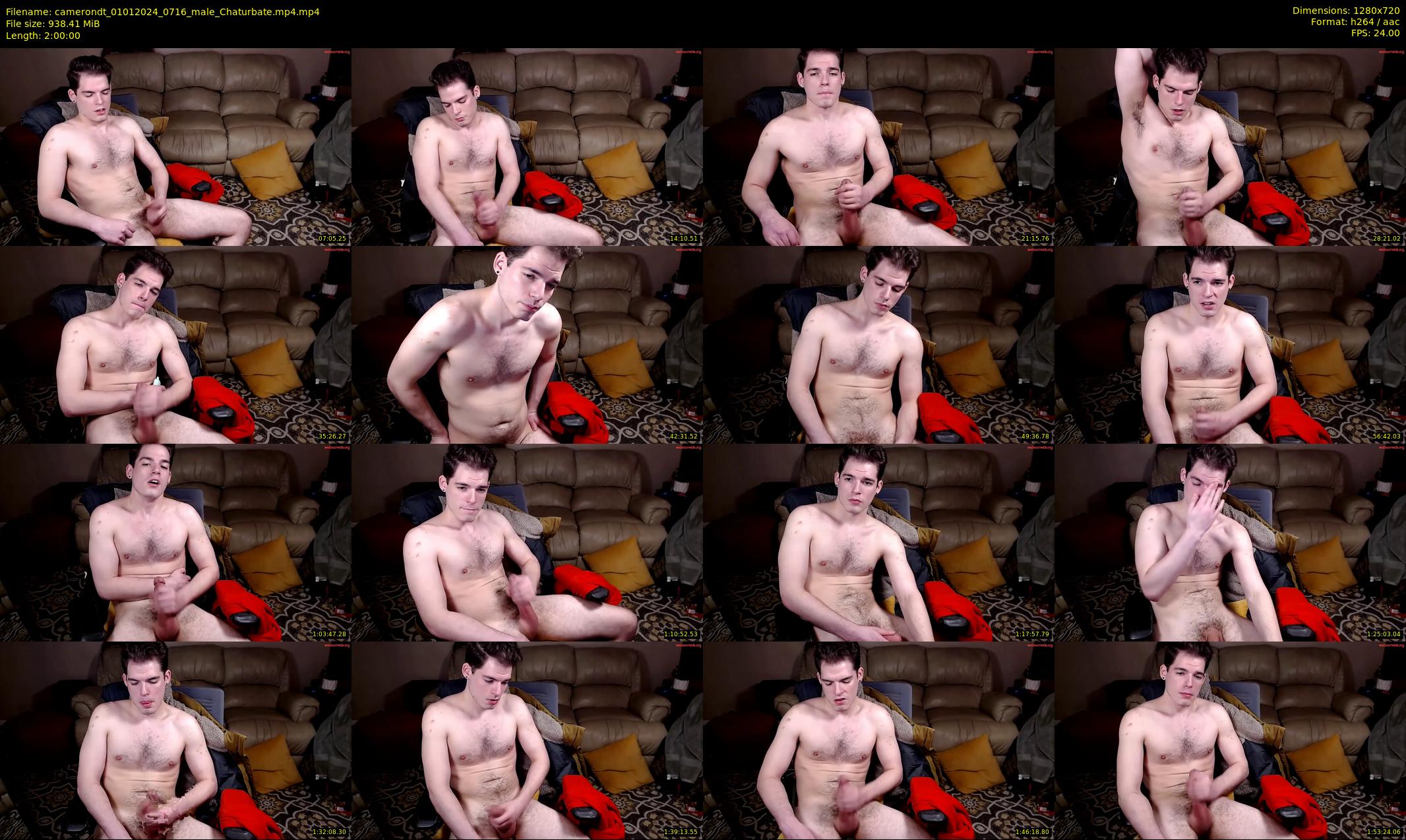 camerondt — 120 minute Chaturbate male cam show recording, 720p, Jan 1, 2024