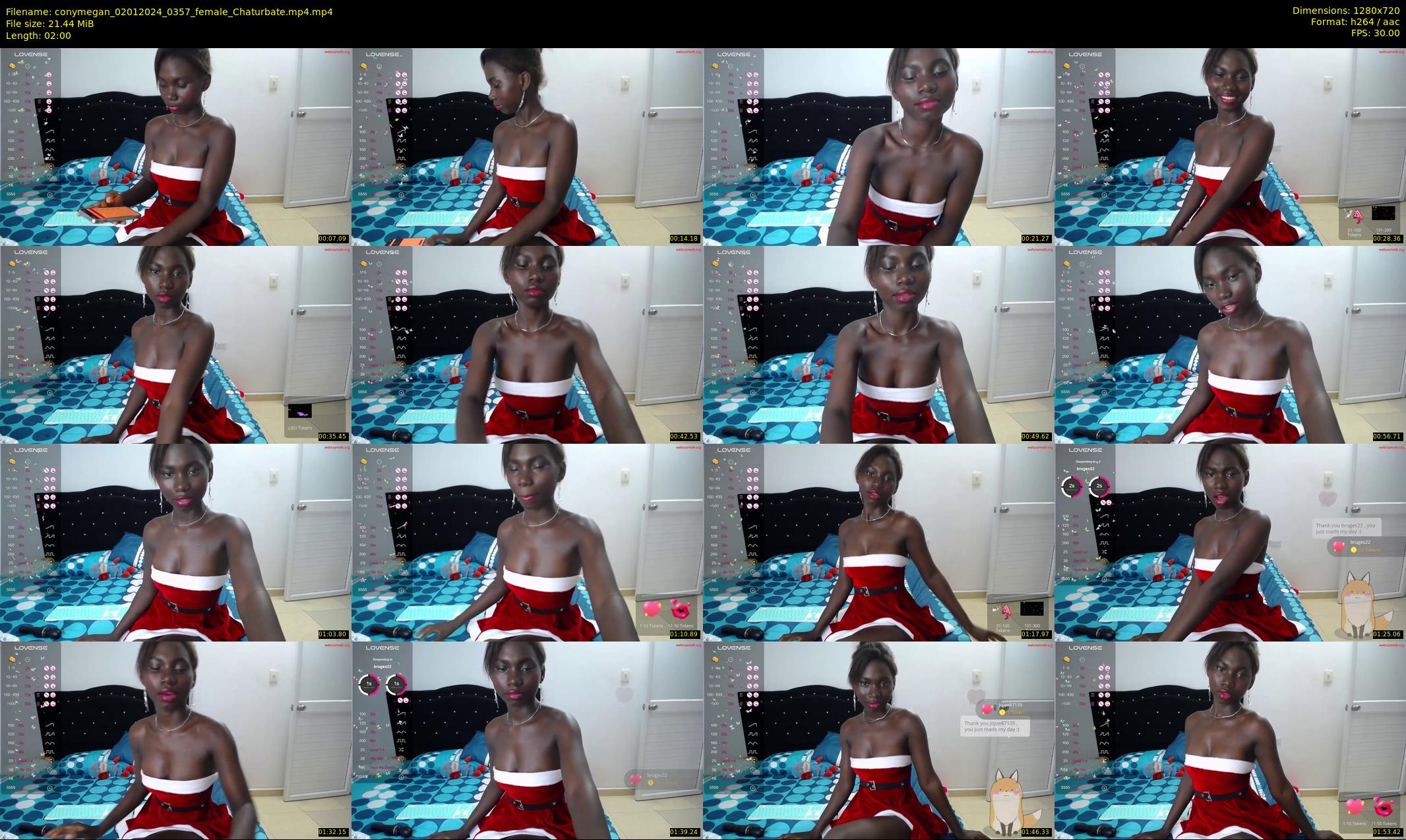 conymegan — 2 minute Chaturbate female cam show recording, 720p, Jan 2, 2024