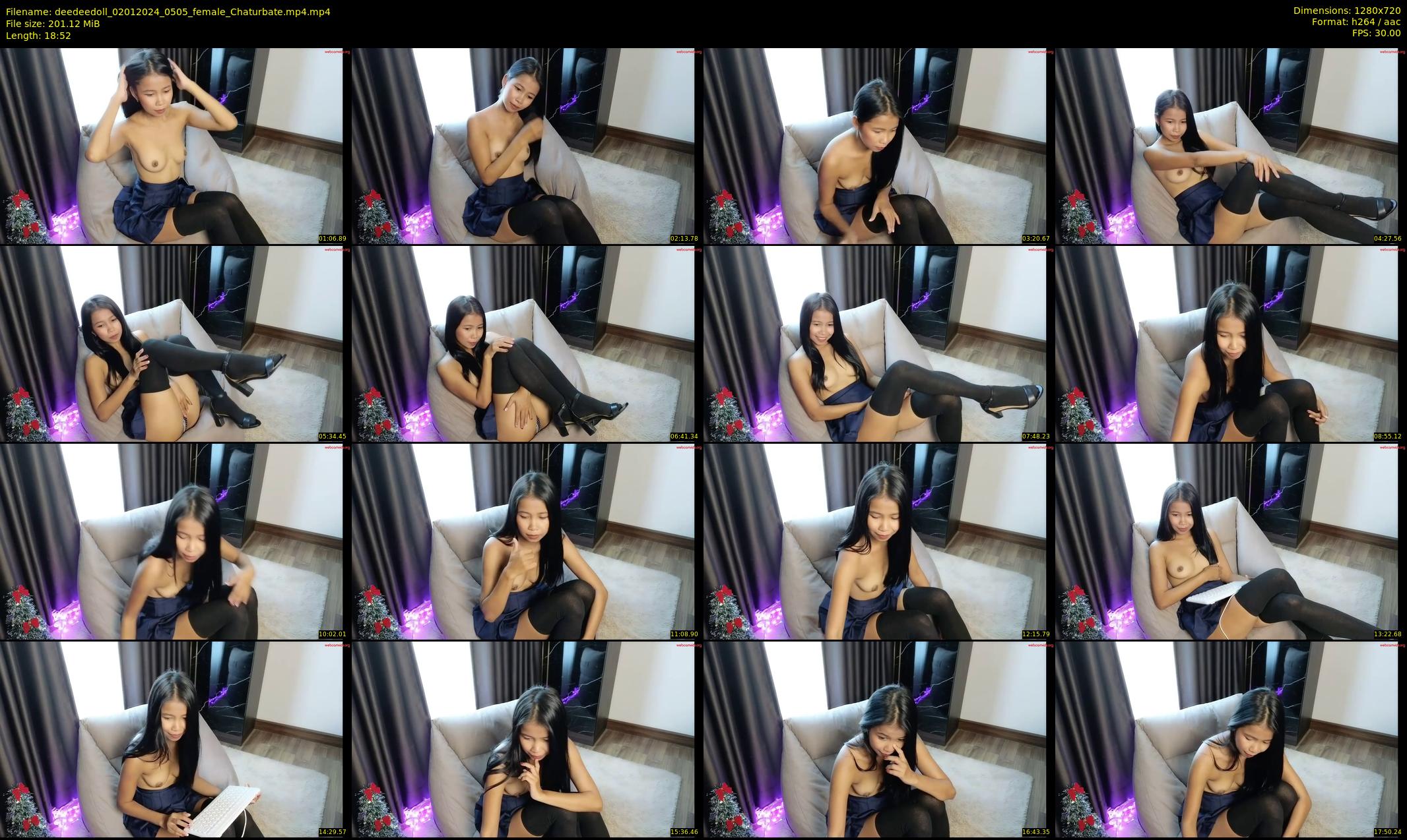 deedeedoll — 19 minute Chaturbate female cam show recording, 720p, Jan 2, 2024