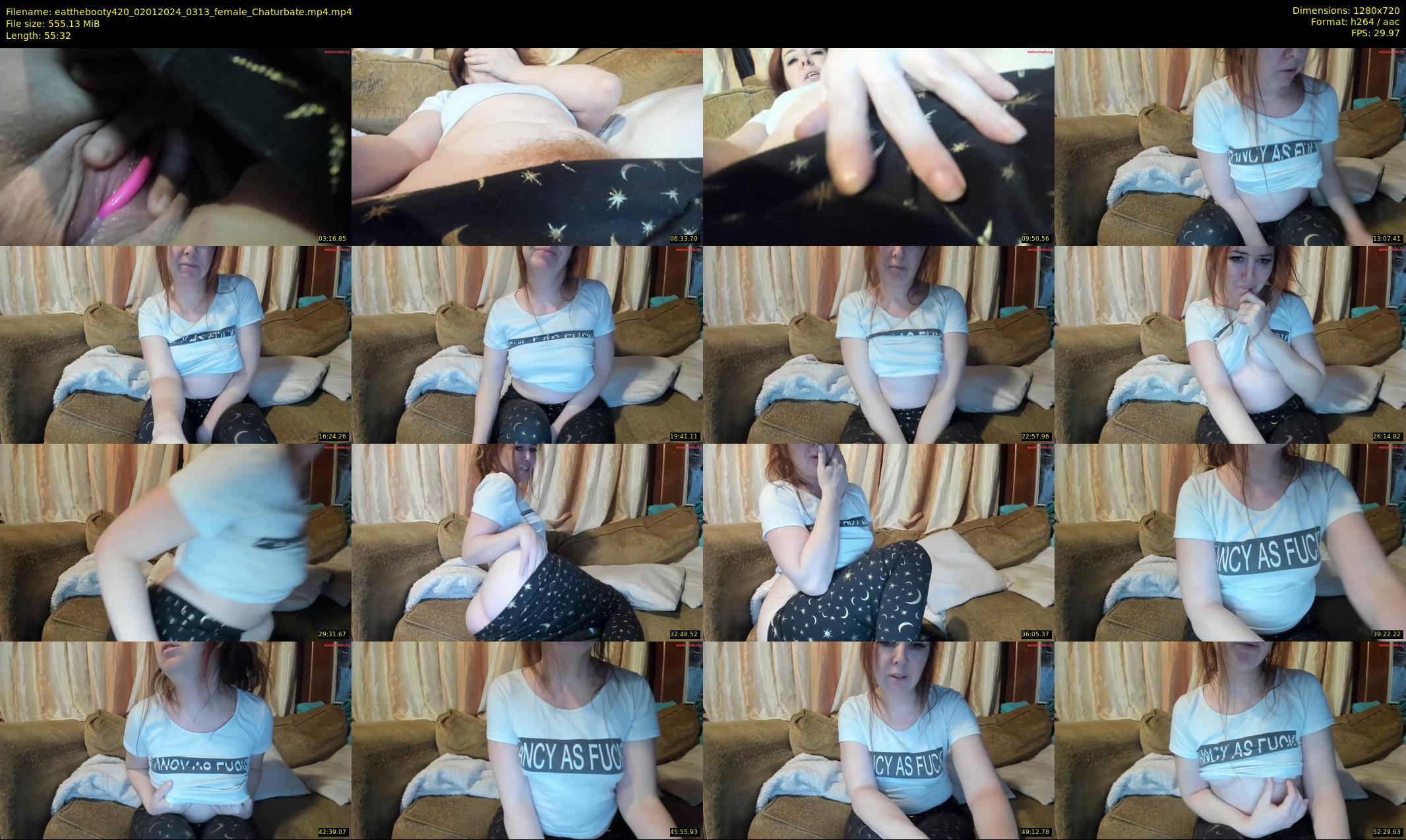 eatthebooty420 — 56 minute Chaturbate female cam show recording, 720p, Jan 2, 2024