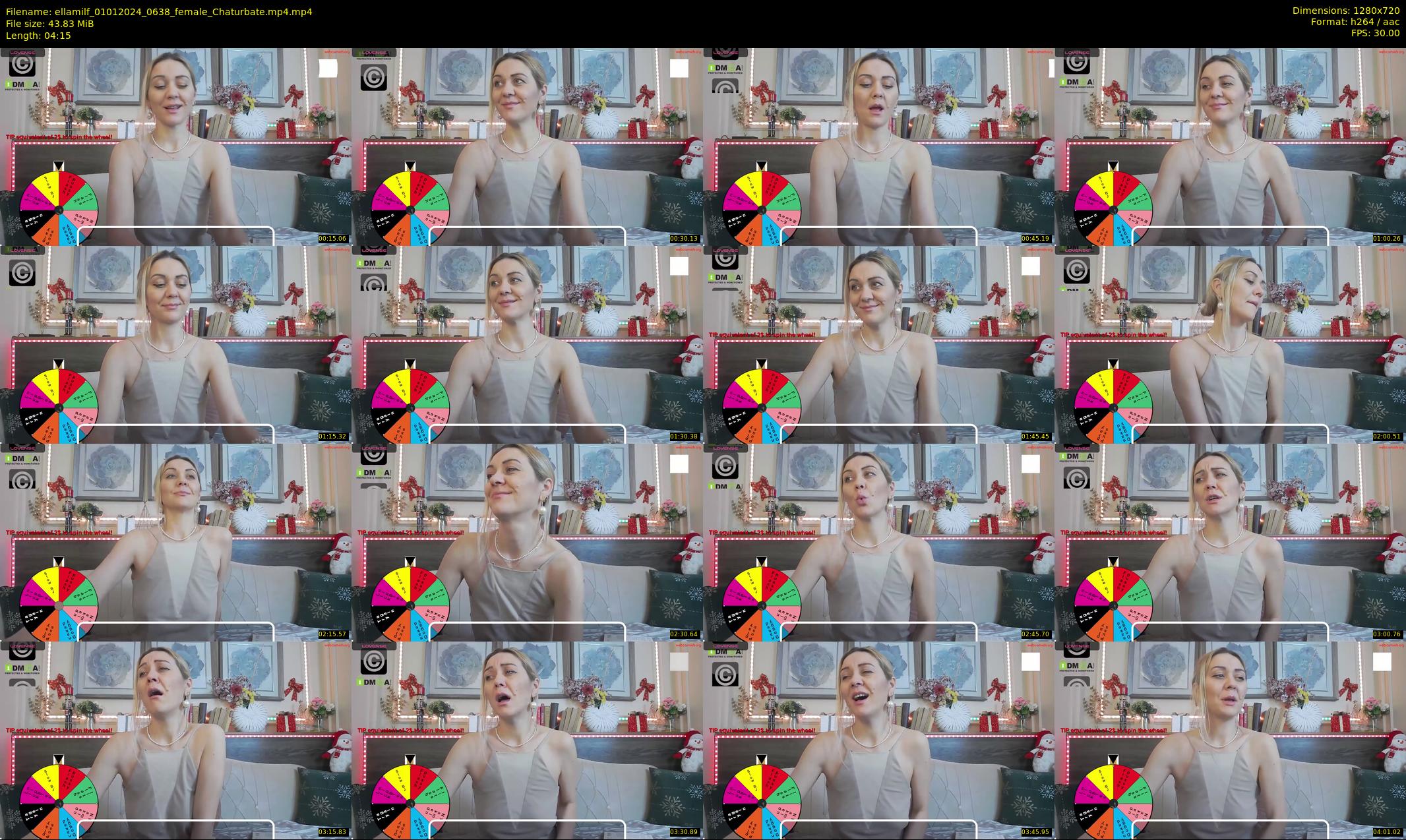 ellamilf — 5 minute Chaturbate female cam show recording, 720p, Jan 1, 2024