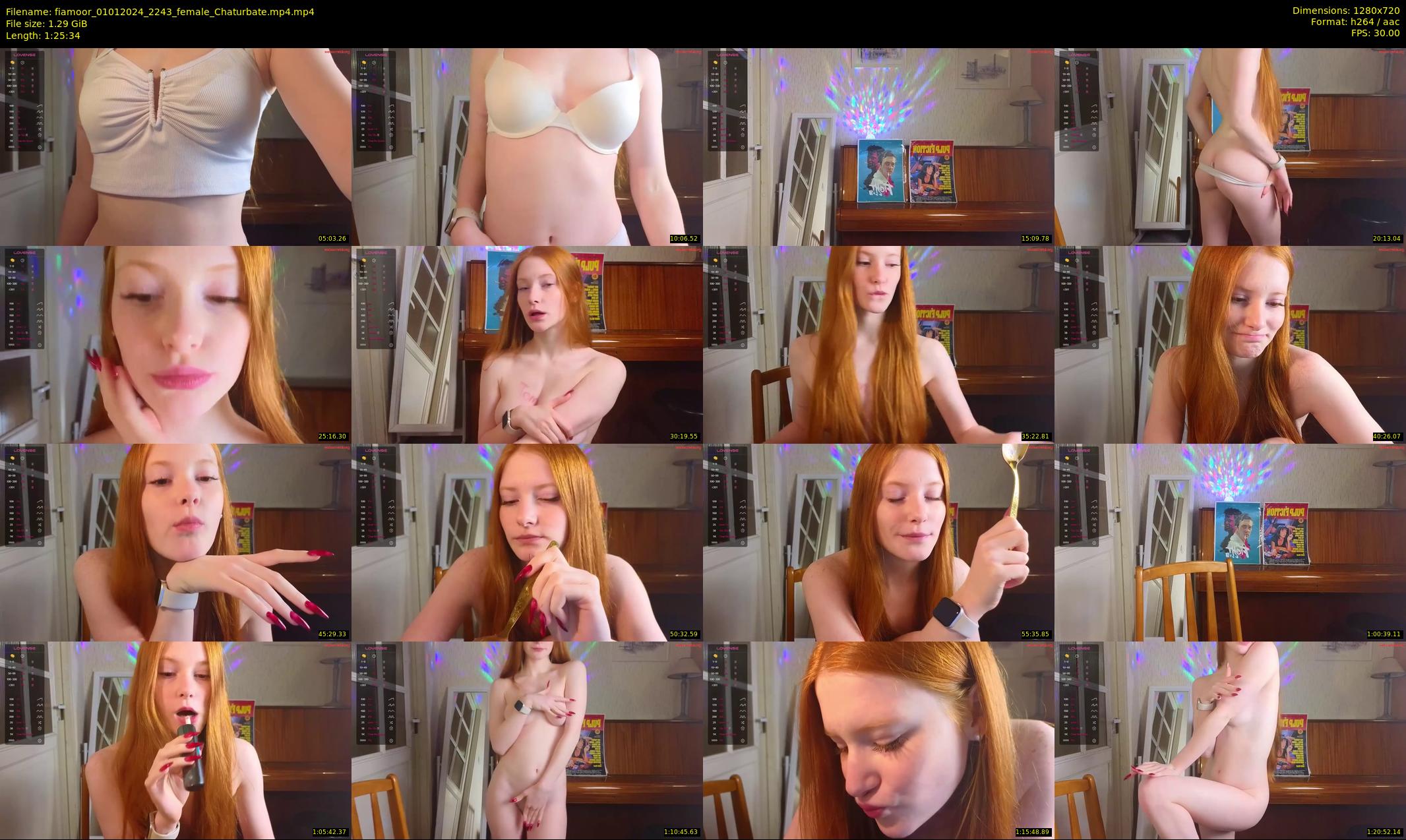 fiamoor — 86 minute Chaturbate female cam show recording, 720p, Jan 1, 2024