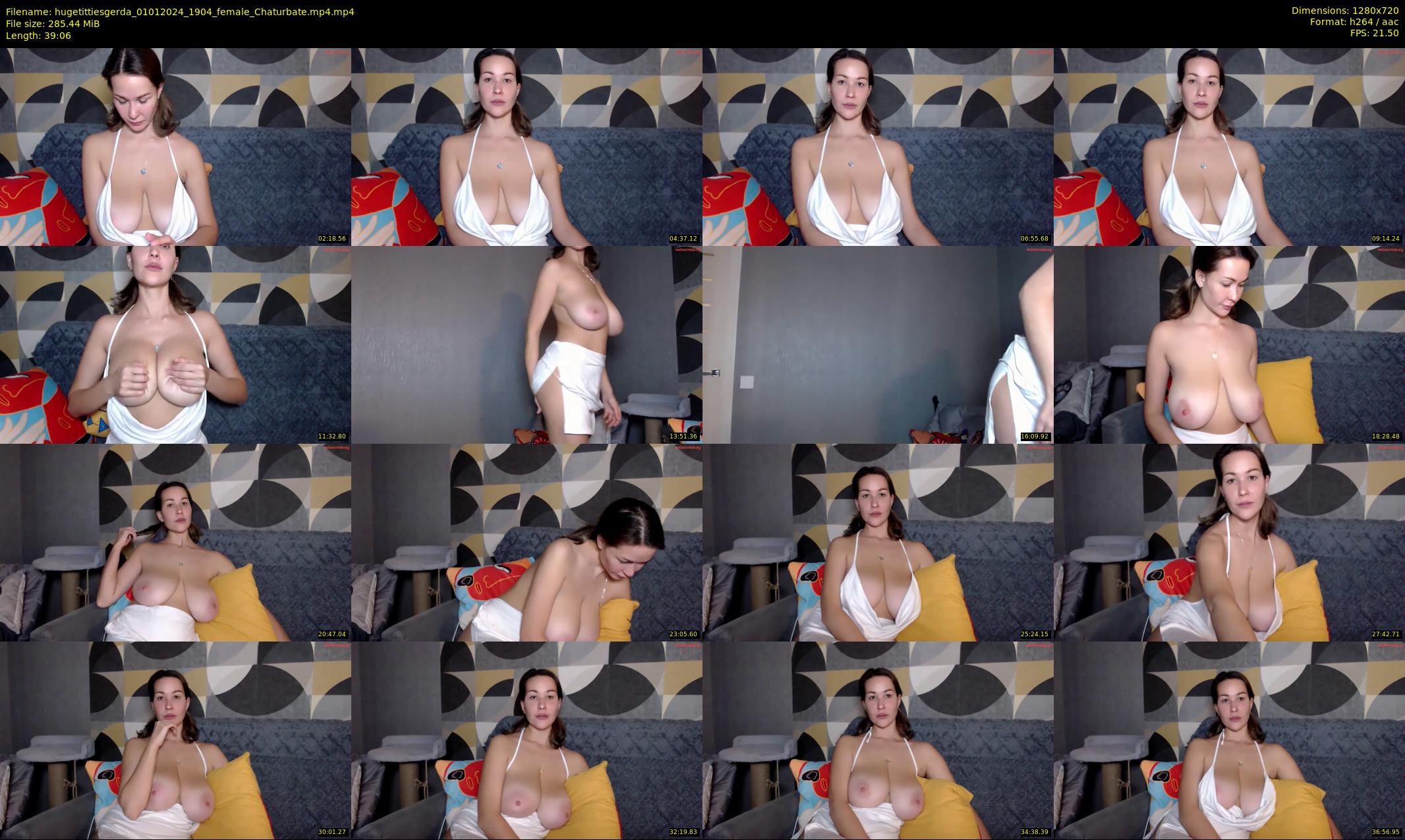 hugetittiesgerda — 40 minute Chaturbate female cam show recording, 720p, Jan 1, 2024