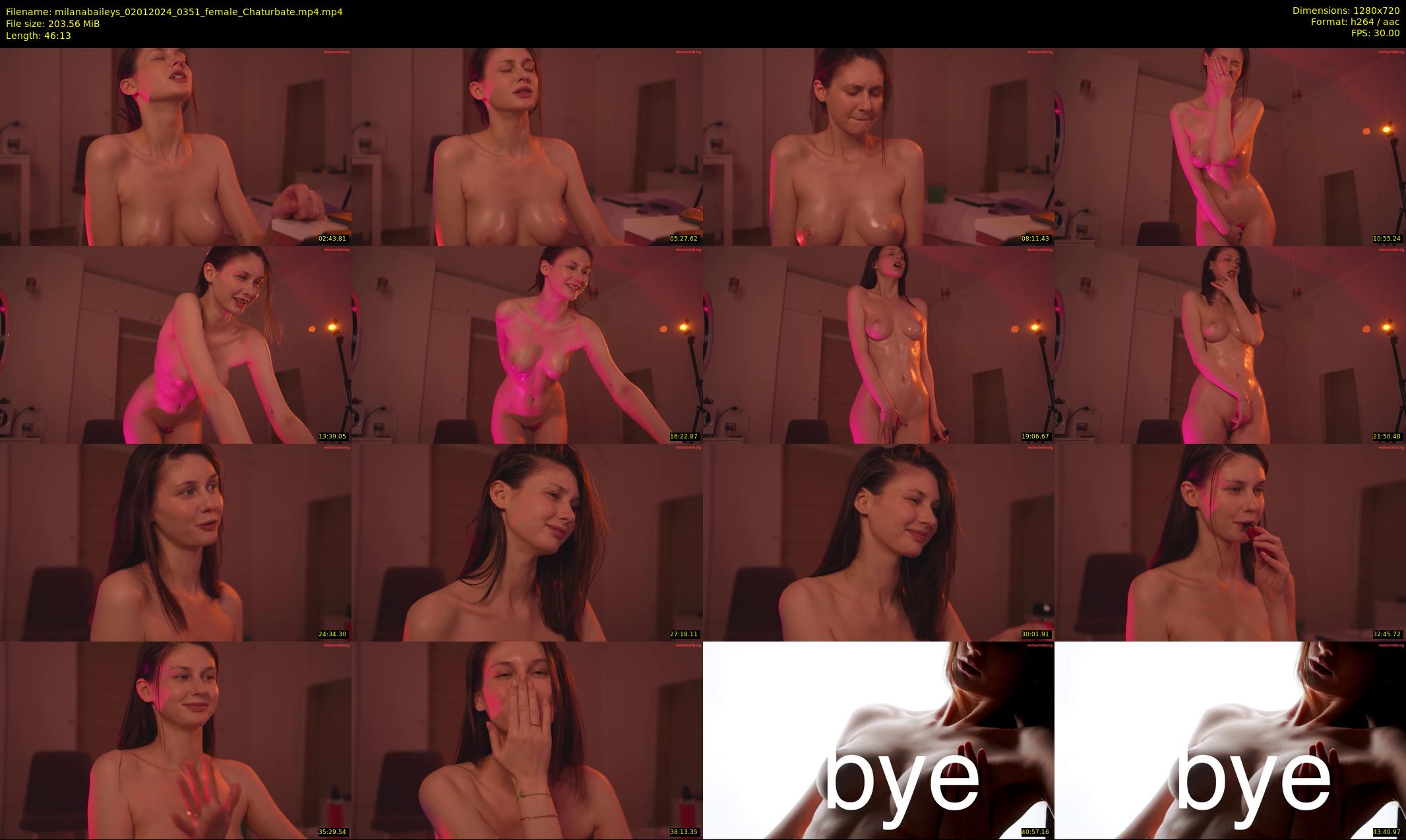 milanabaileys — 47 minute Chaturbate female cam show recording, 720p, Jan 2, 2024